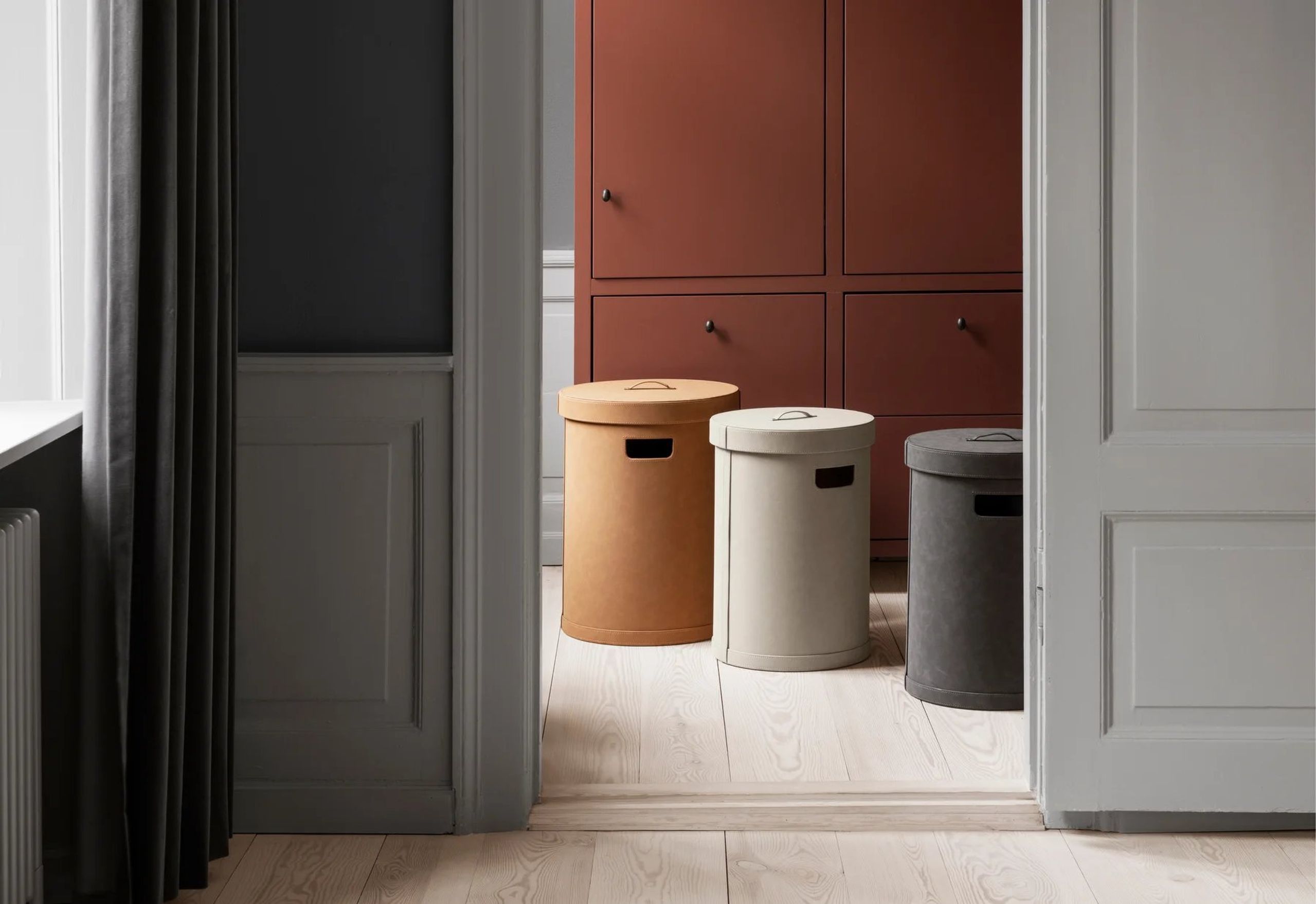 Blomus - Cesta de la ropa sucia - Laundry Basket - Sahla - Indian Tan