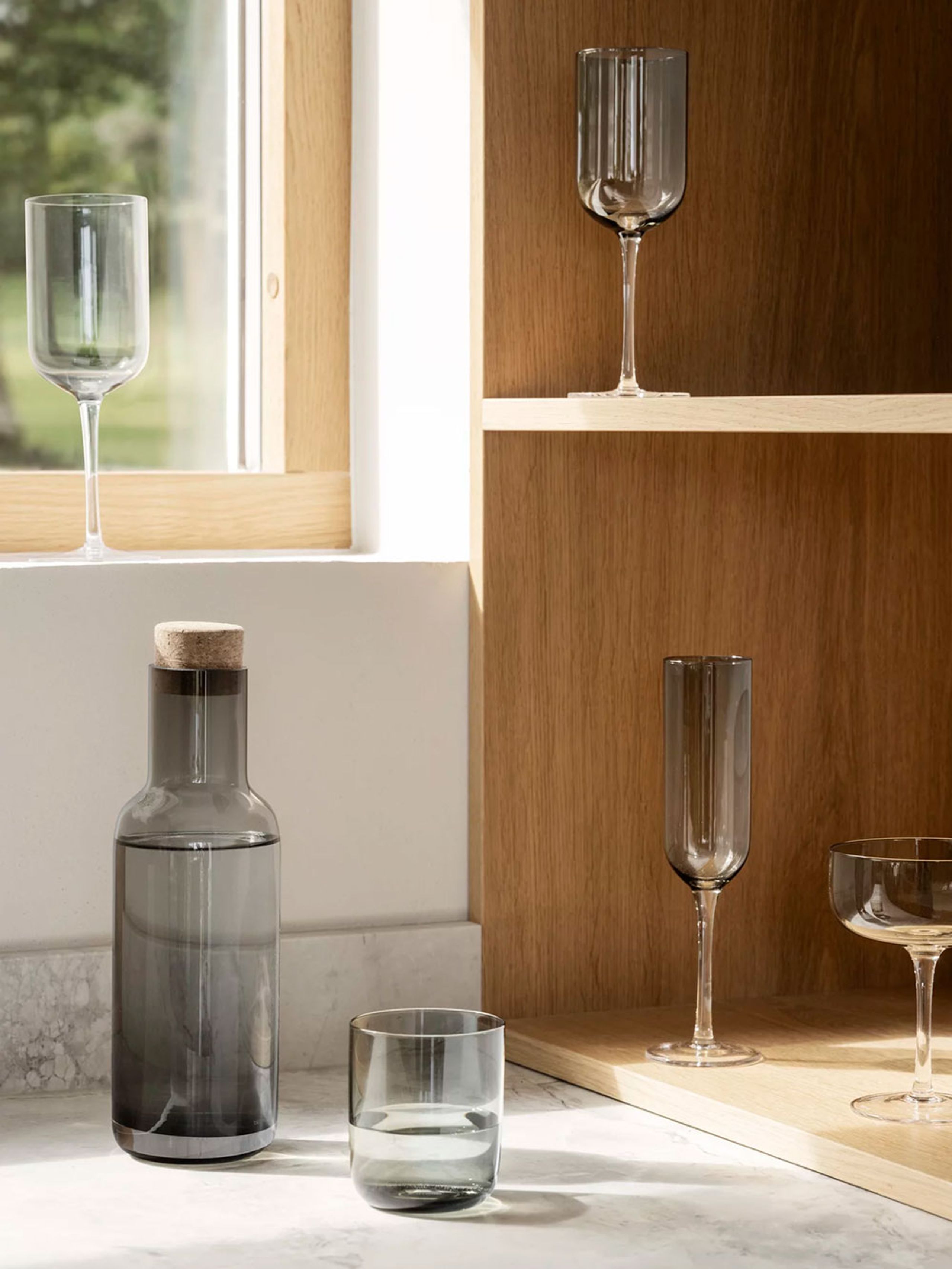 Blomus - Wine glass - Fuumi Red Wine Glasses - Set of 4 - Smoke