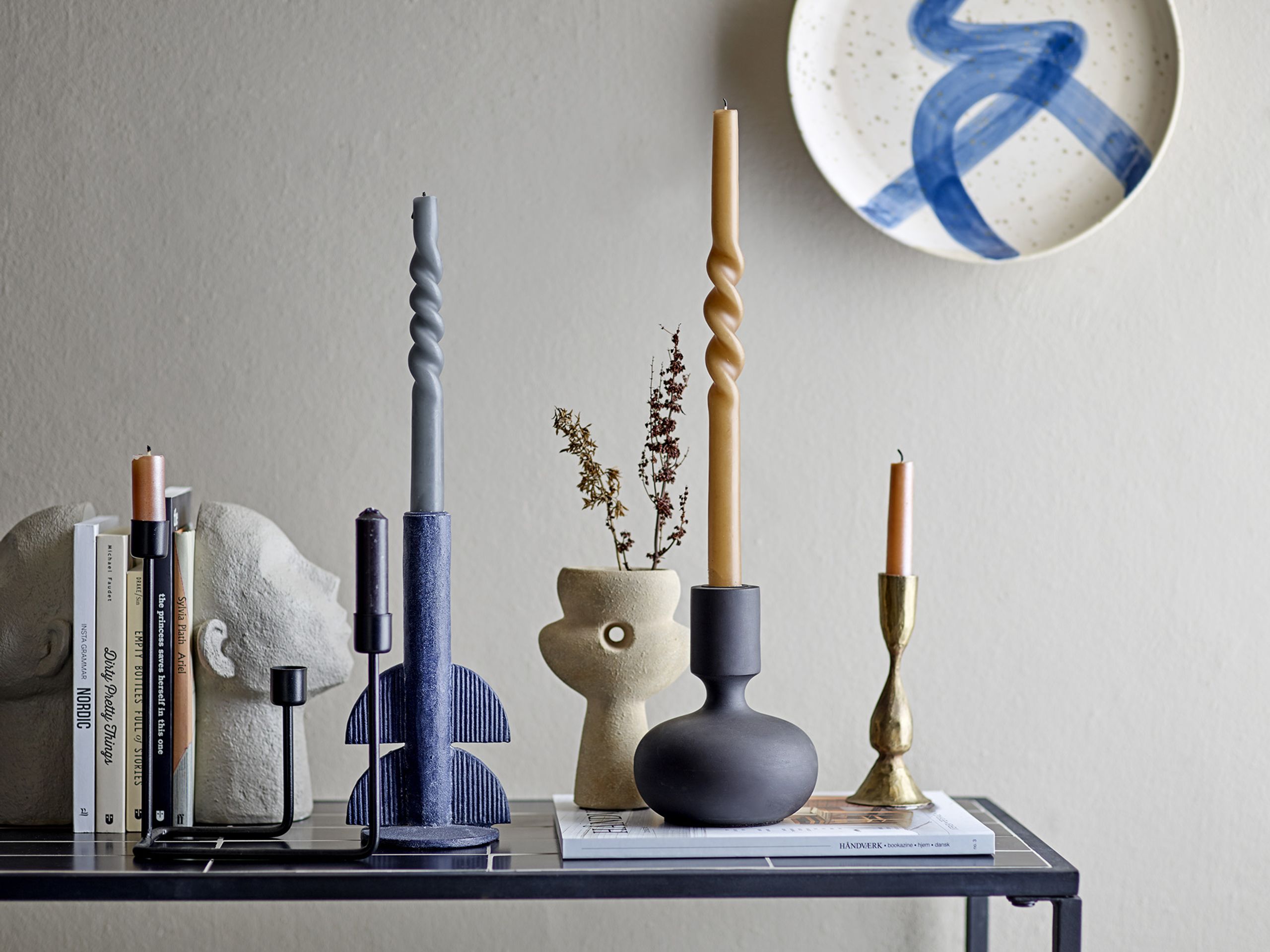 Bloomingville - Candeliere - Deja Lysestage - Messing