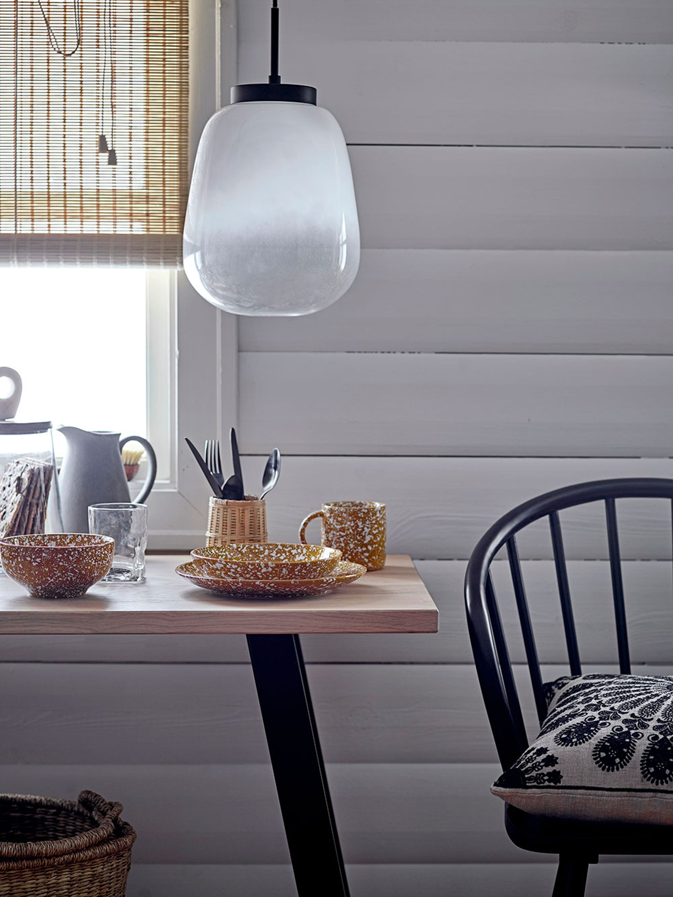 Bloomingville - Plate - Carmel Plates - Dinner Plate