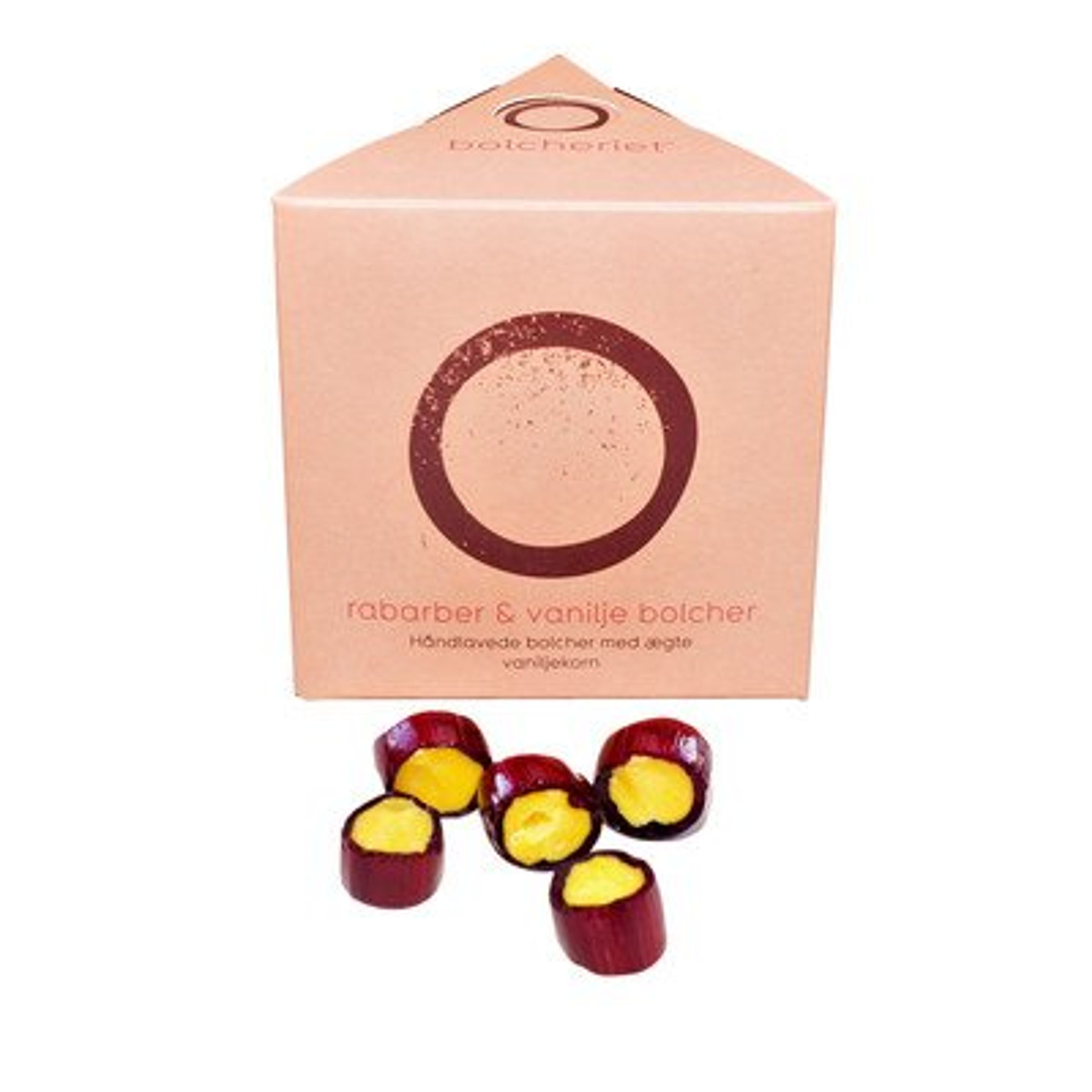 bolcheriet - Bolcher - Rabarber og Vanilje Bolcher - Bolcher