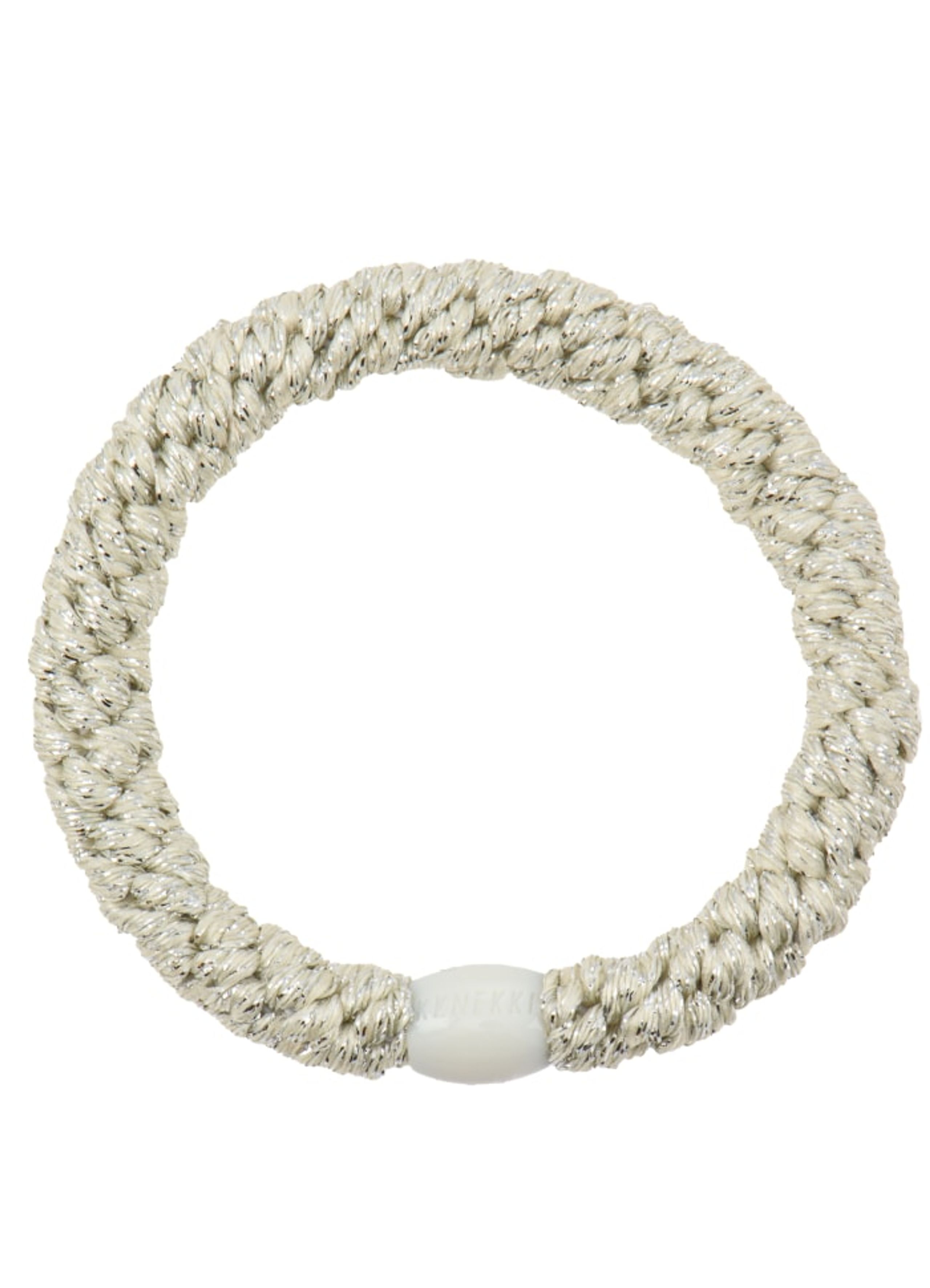 Bon Dep - Barrettes à cheveux - Kknekki Hair Ties - Ivory Glitter