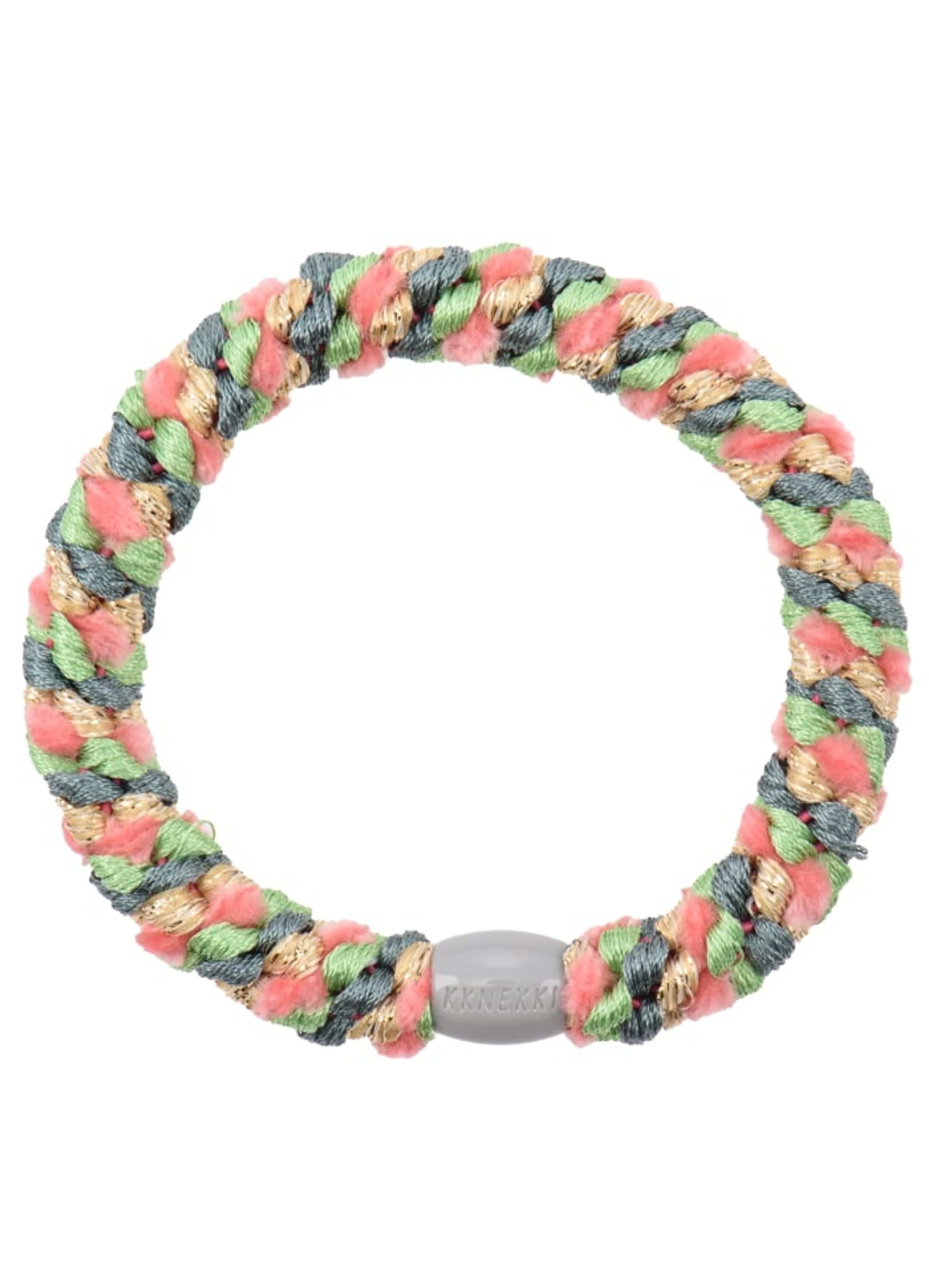 Bon Dep - Vazby na vlasy - Kknekki Hair Ties - Teal Pink Mix