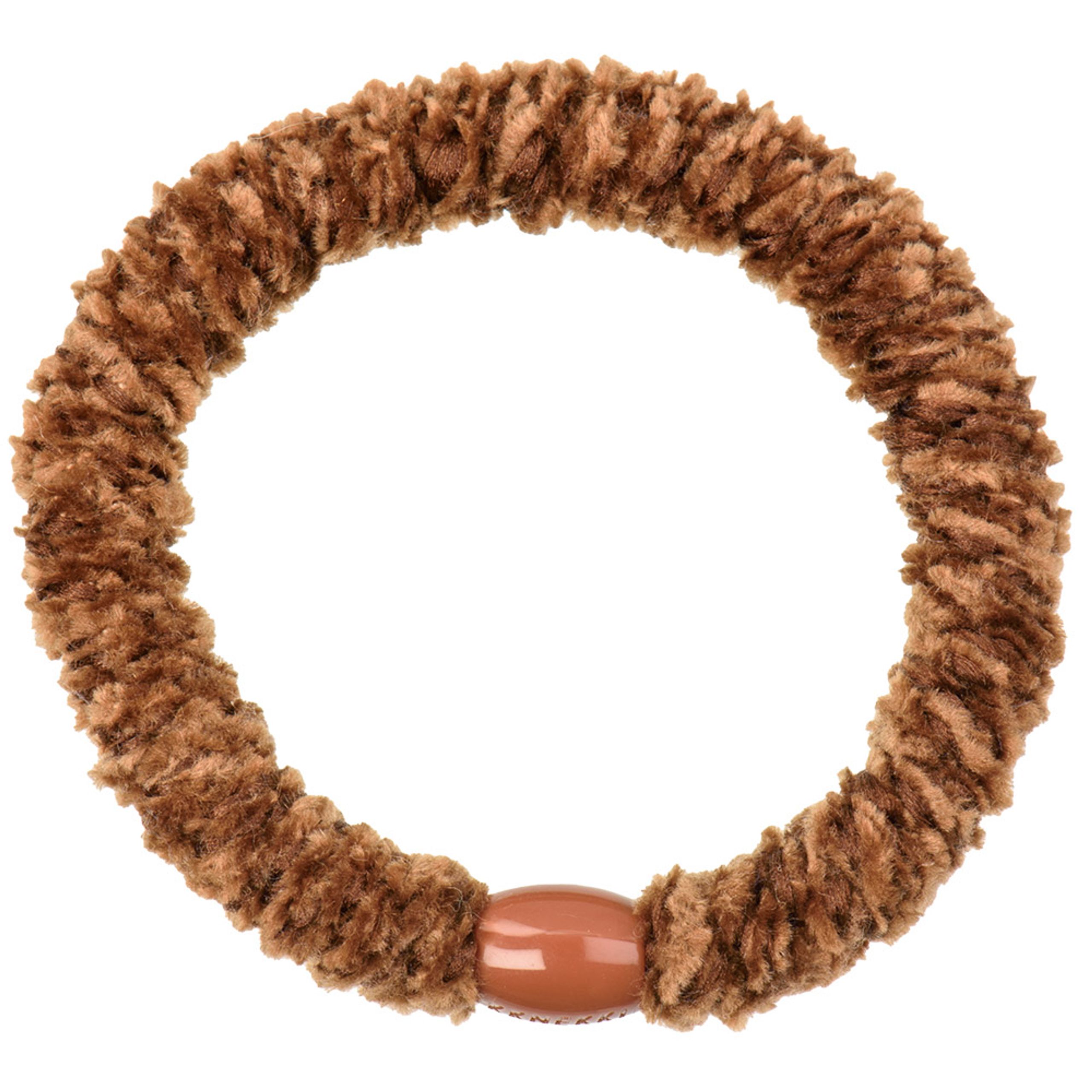 Bon Dep - Hair Band - Kknekki Hair Ties - Velvet Faded Brown