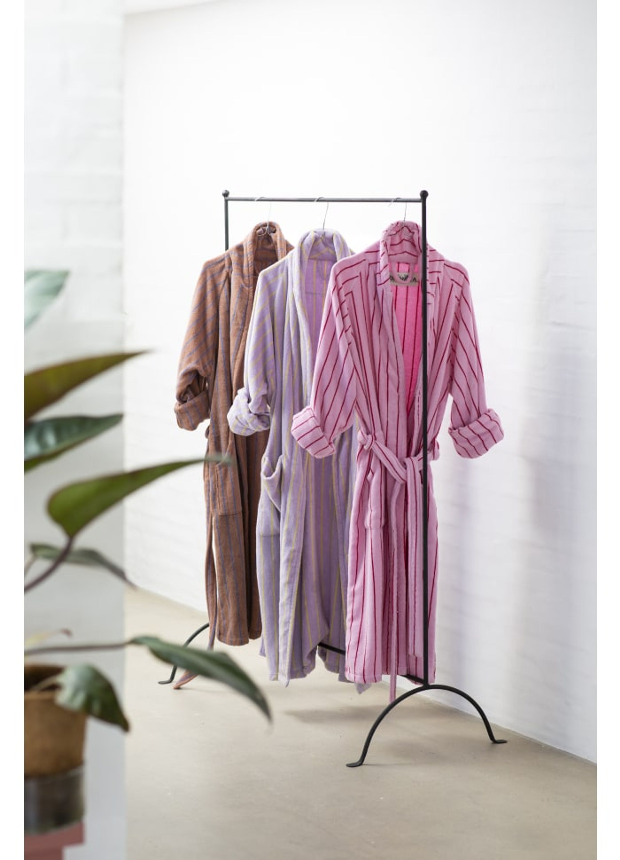 Bongusta - Roupa de banho - Naram Bath Robe - Lilac & neon yellow