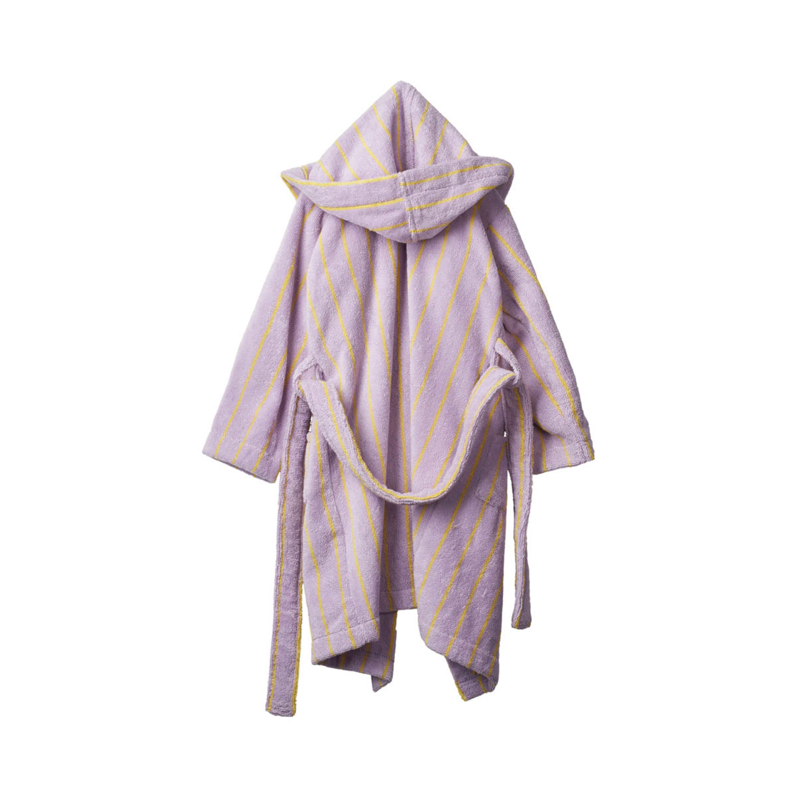 Bongusta - Roupa de banho para crianças - Naram Kids Bathrobe - lilac & neon yellow