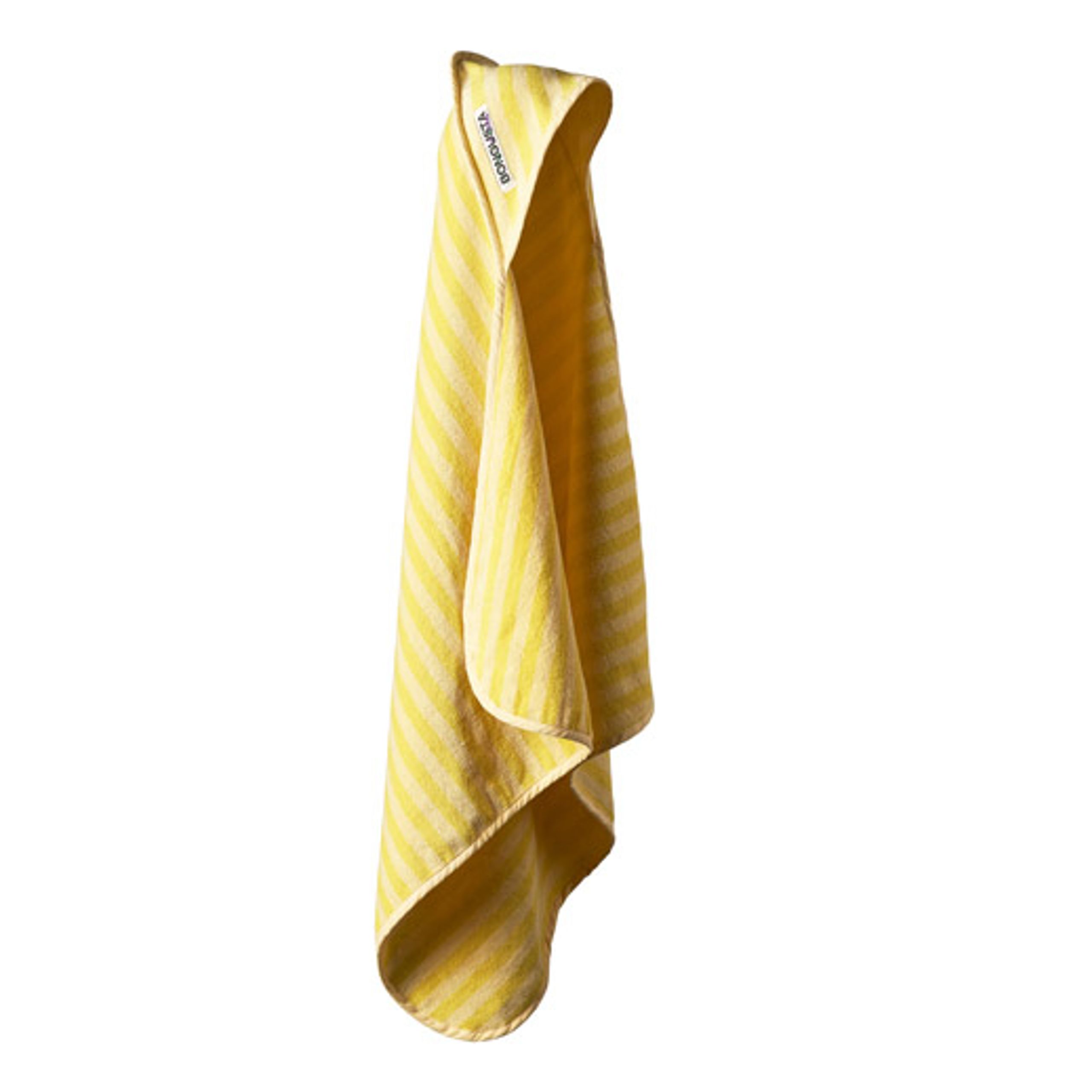 Bongusta - Towel - Naram Baby Poncho - Pristine & Neon Yellow