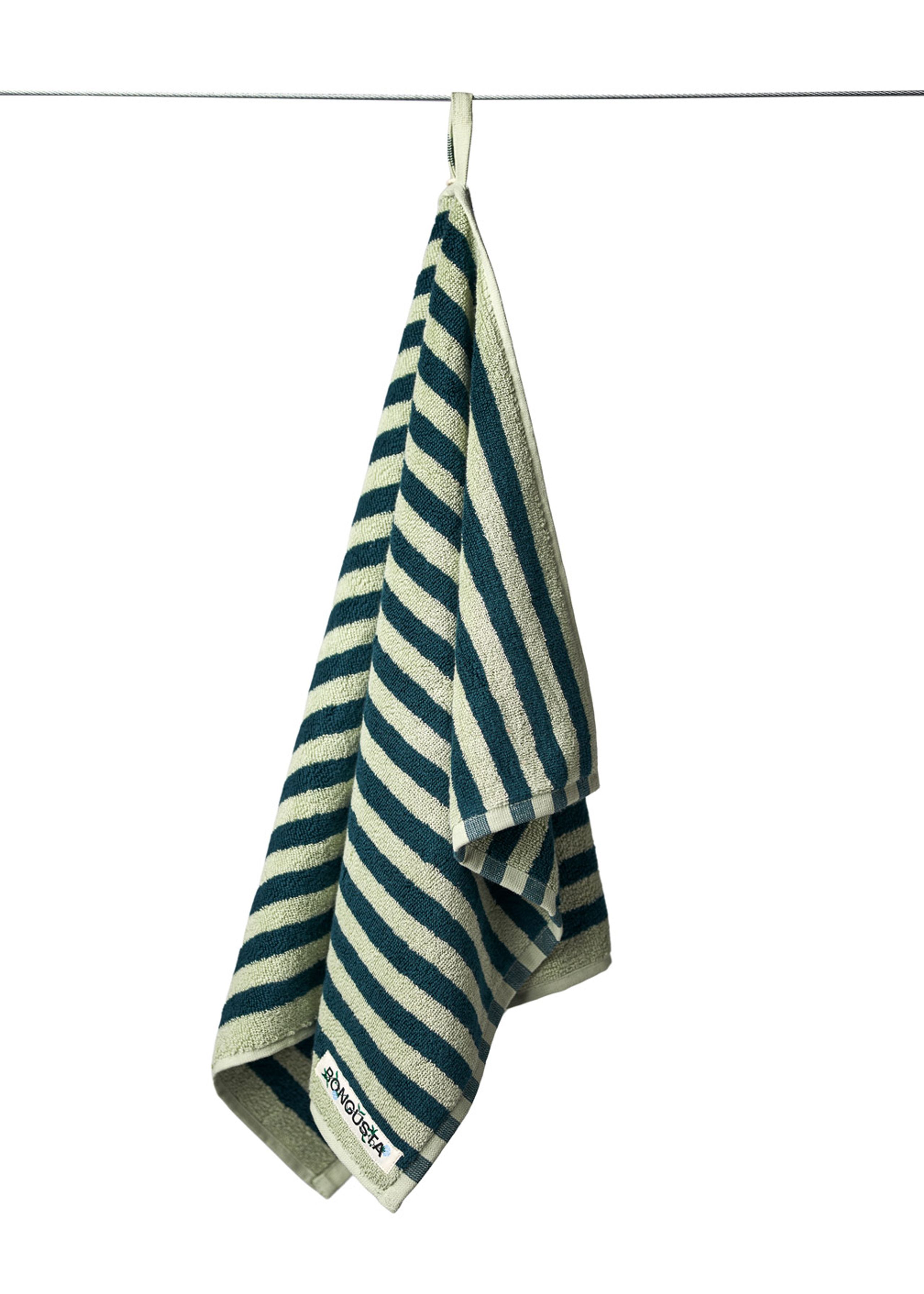 Bongusta - Towel - Naram Towels - Sea Foam / Deep Teal
