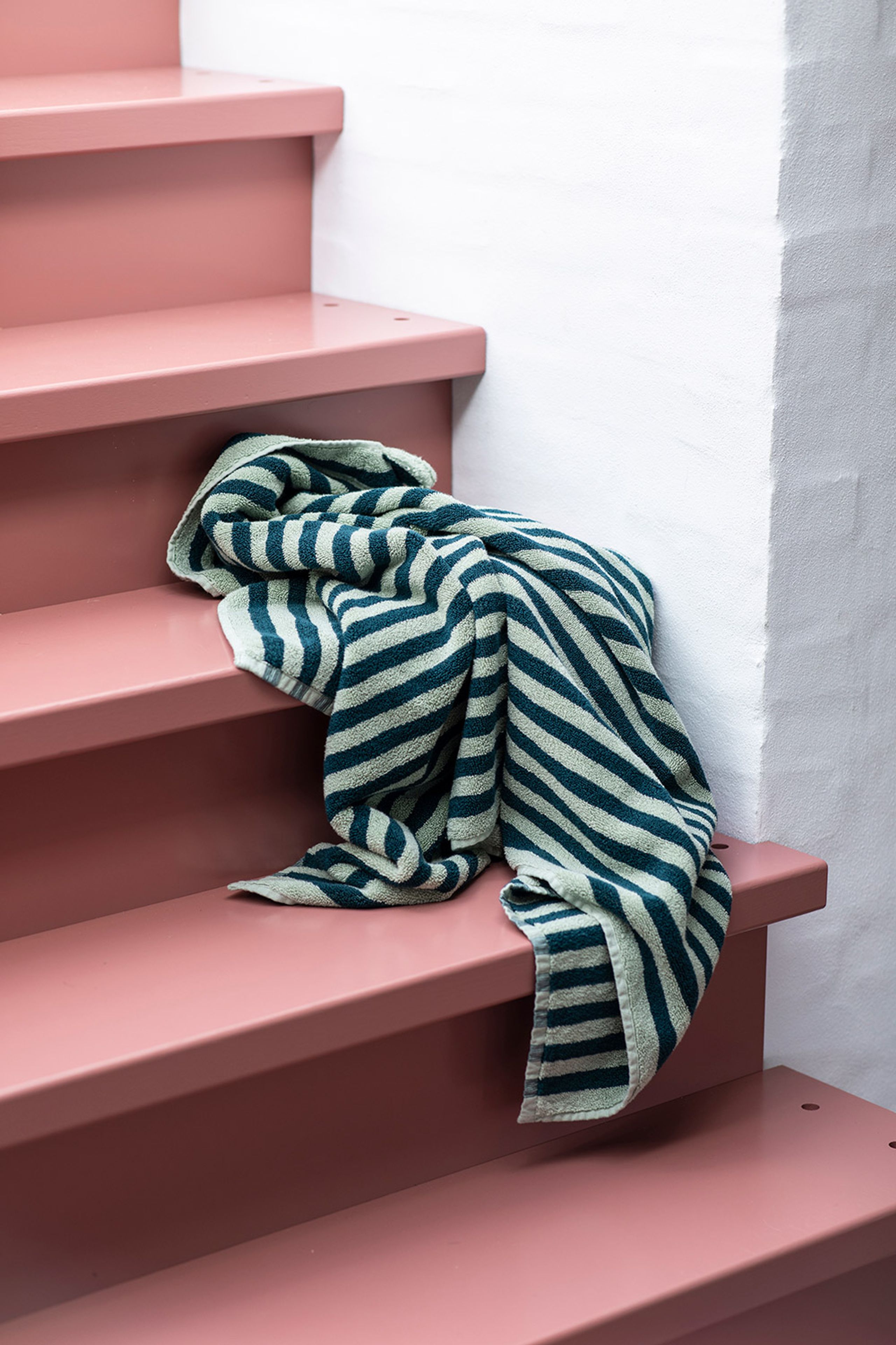 Bongusta - Towel - Naram Towels - Sea Foam / Deep Teal