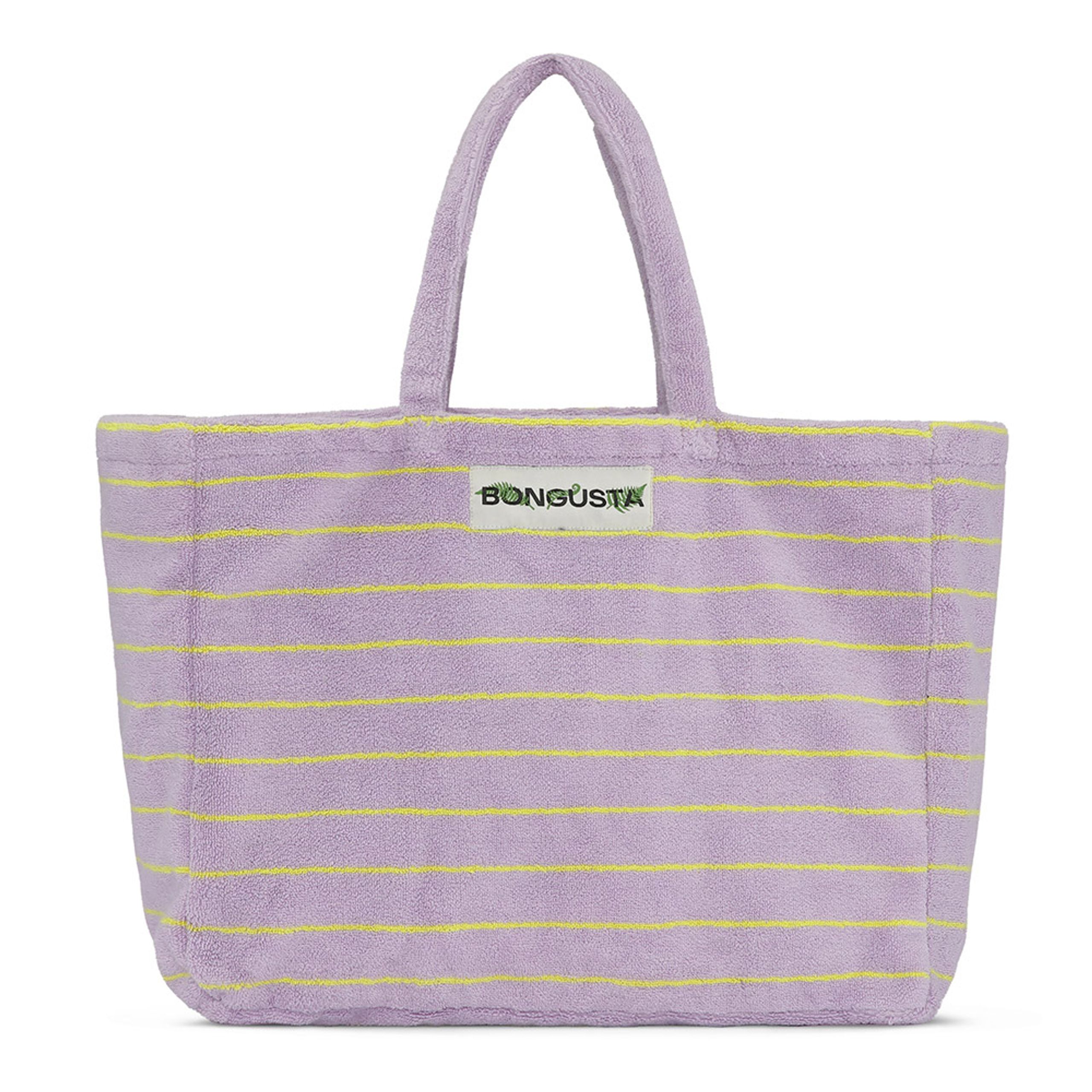 Bongusta - Víkendová taška - Naram Weekend Bag - Lilac & Neon Yellow