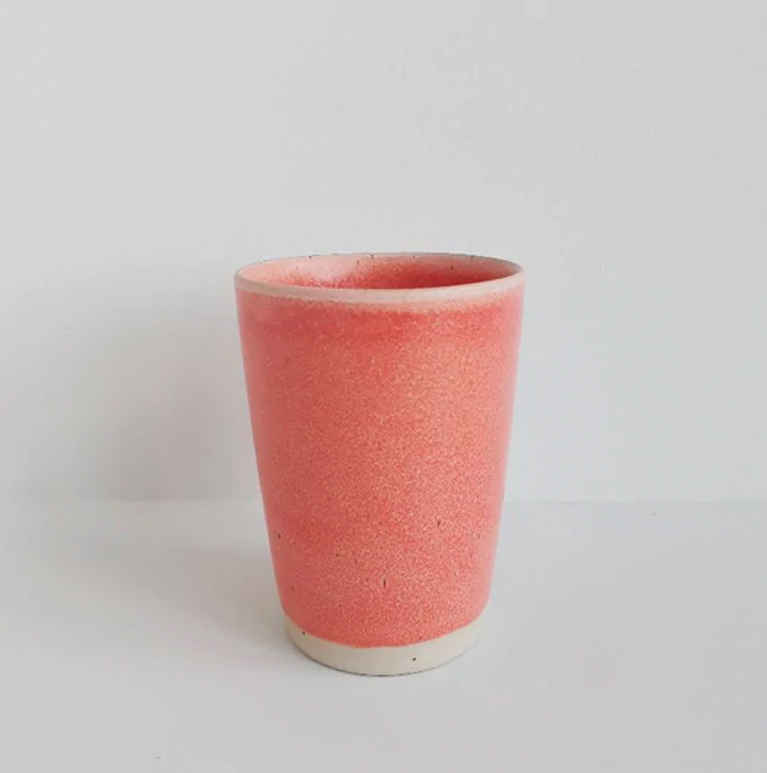Bornholmsk Keramikfabrik - Tasse - Tall cup - Coral