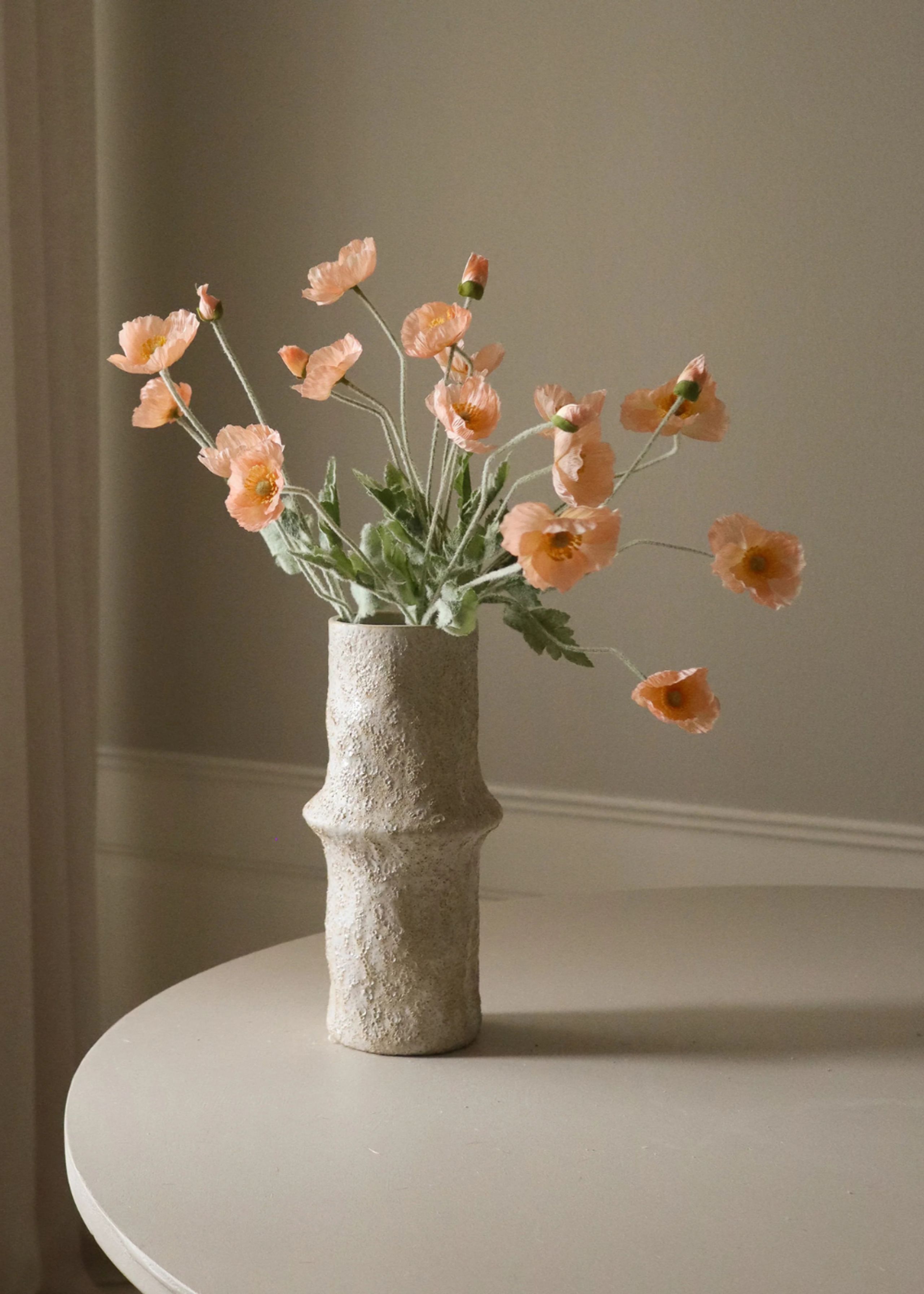 Botané - Umělé květiny - Flower stems - Coral Poppy Flower