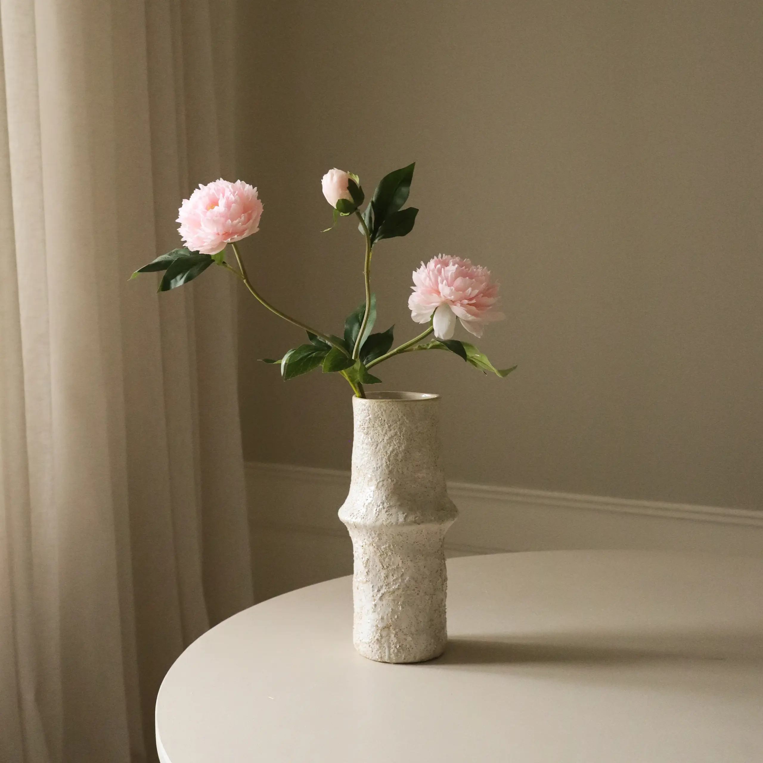 Botané - Artificial flowers - Flower stems - Pink Peony Flower