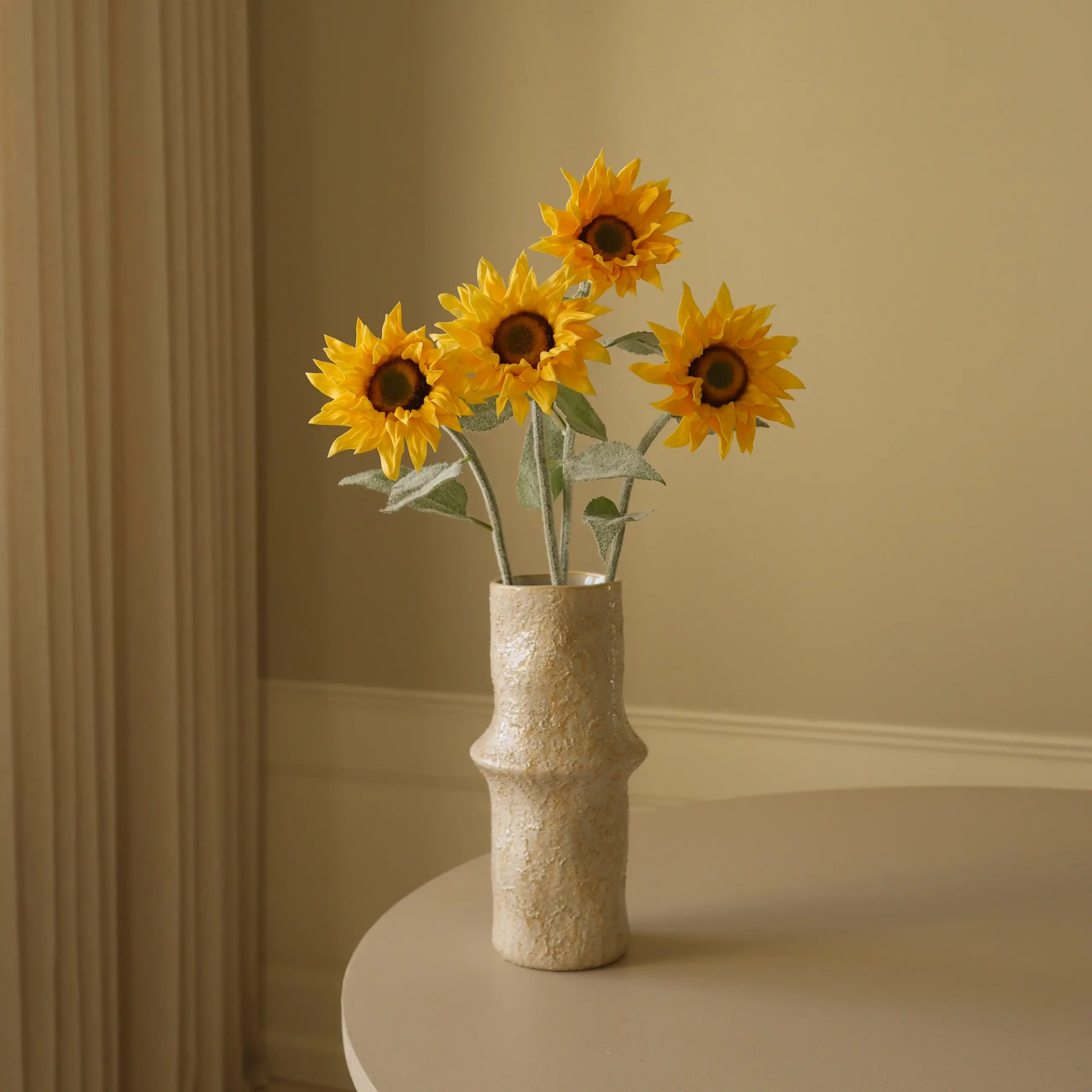 Botané - Umelé kvety - Flower stems - Yellow Pacino Sunflower