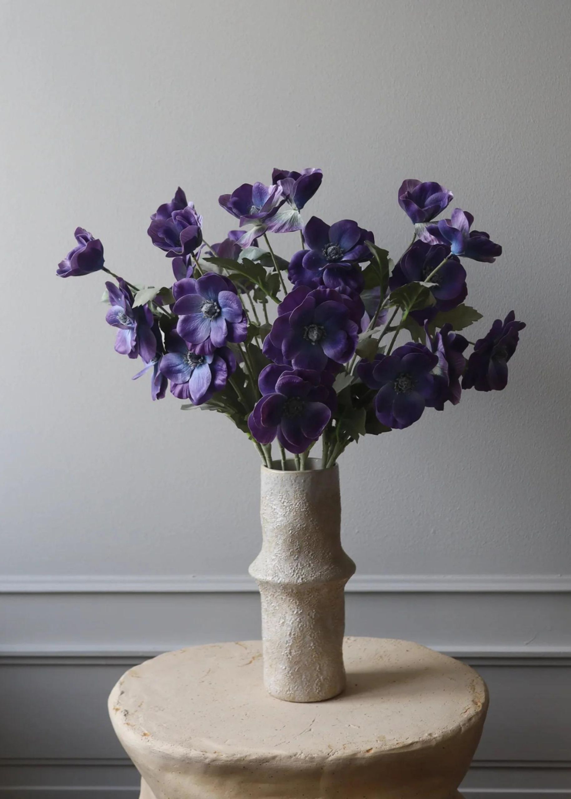 Botané - Artificial flowers - Flower stems - Anemone purple