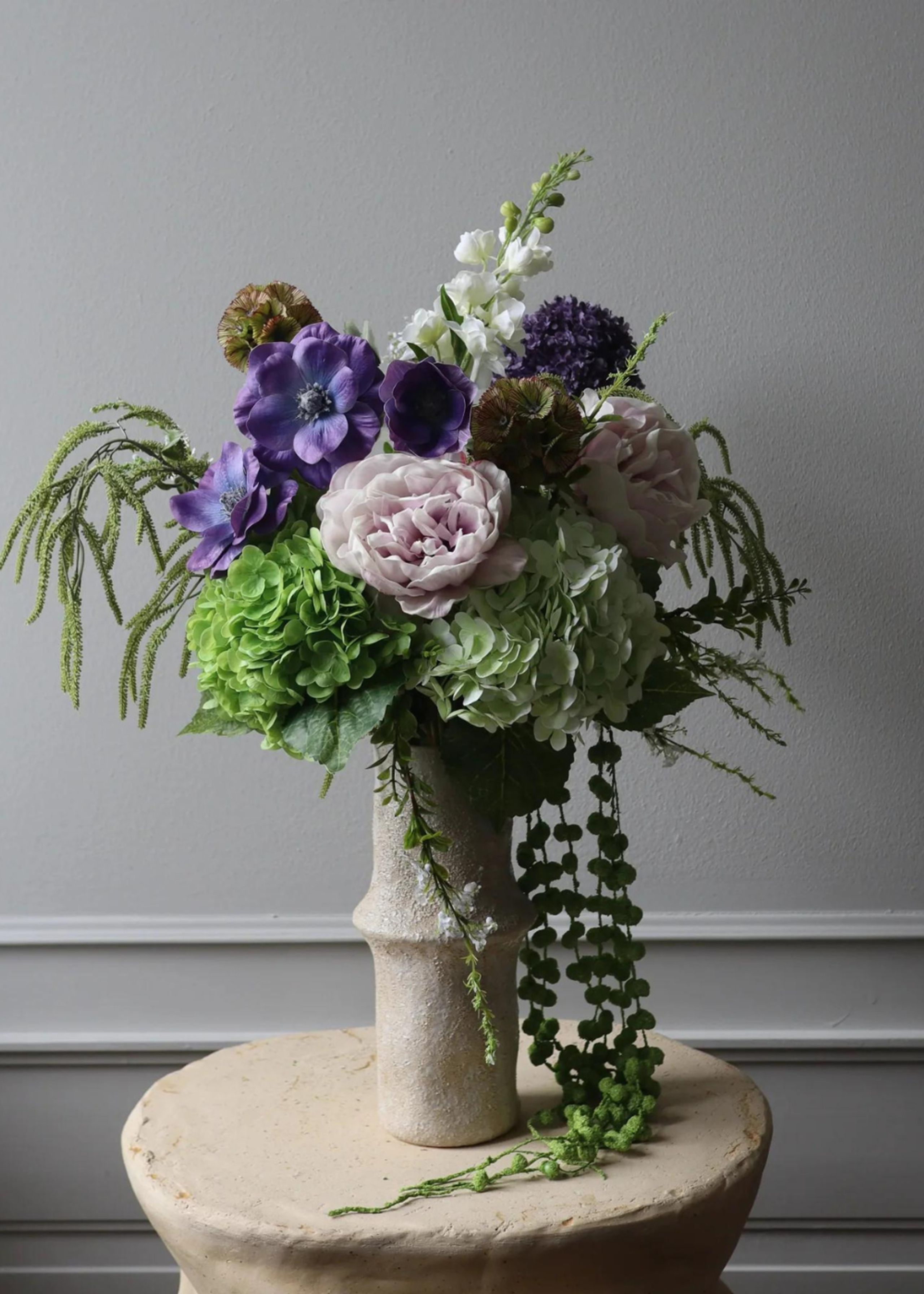 Botané - Artificial flowers - Flower stems - Anemone purple