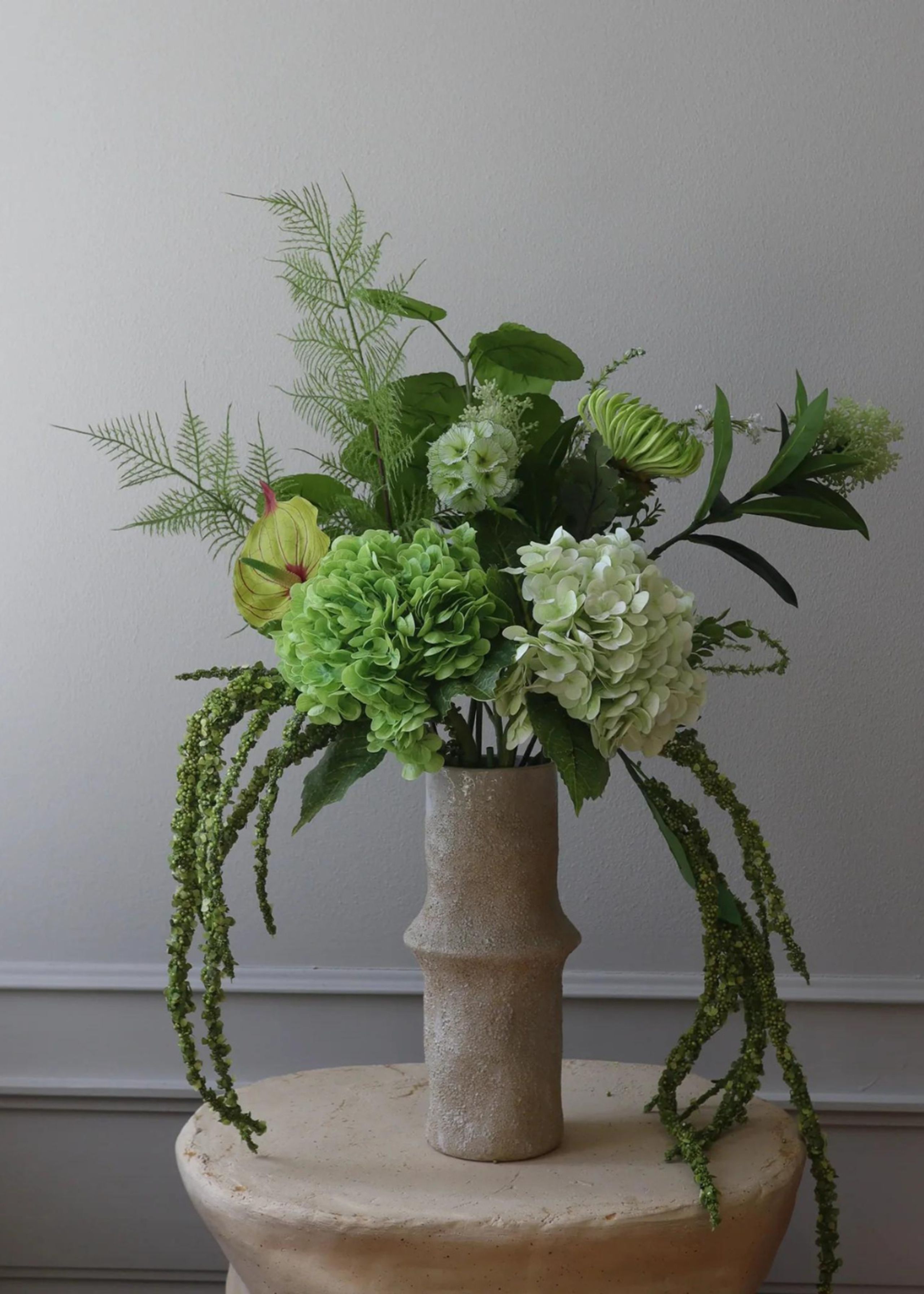 Botané - Artificial flowers - Flower stems - Semi-Cactus Dahlia green