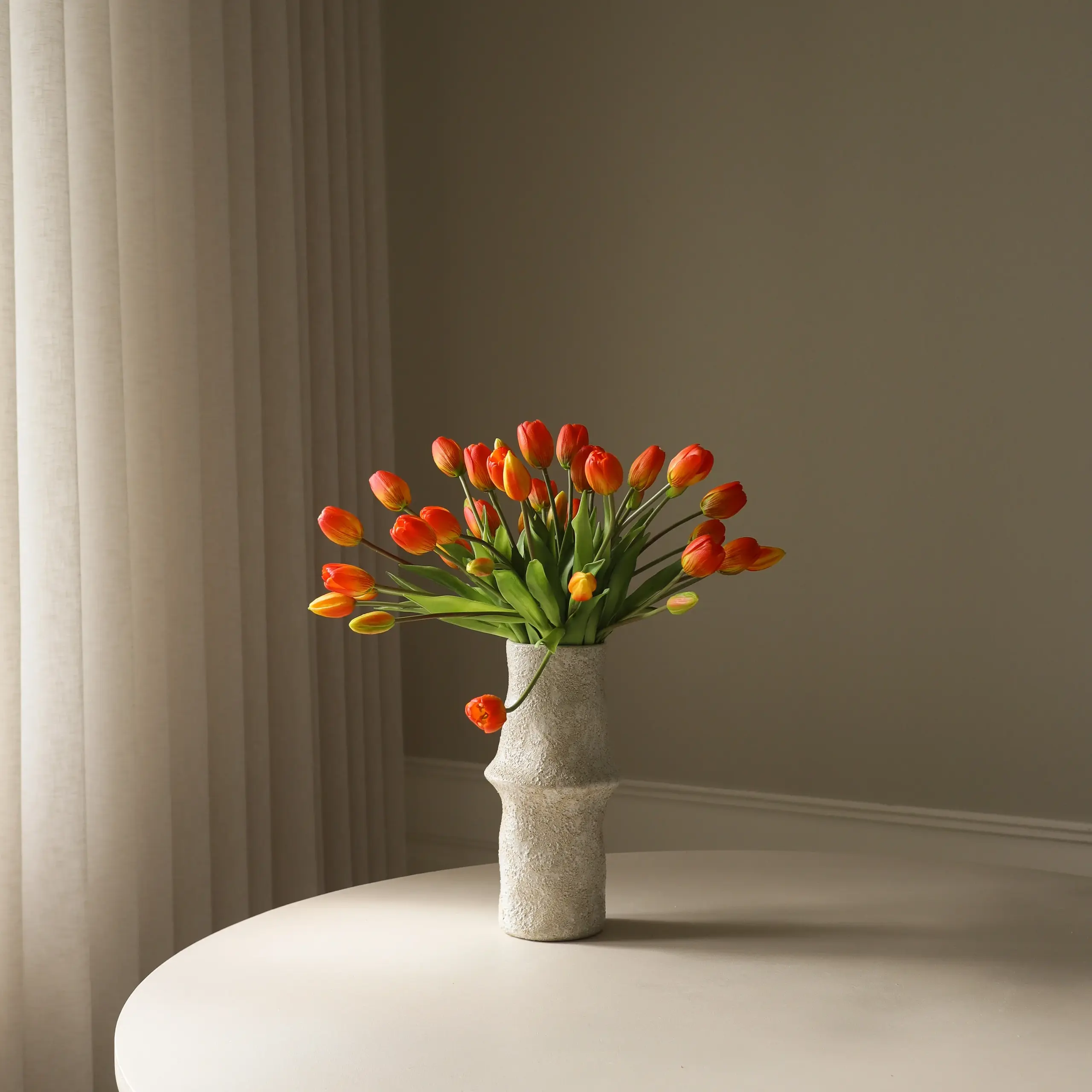 Botané - Umělé květiny - Bouquet - Tulip Grand Bouquet / Orange