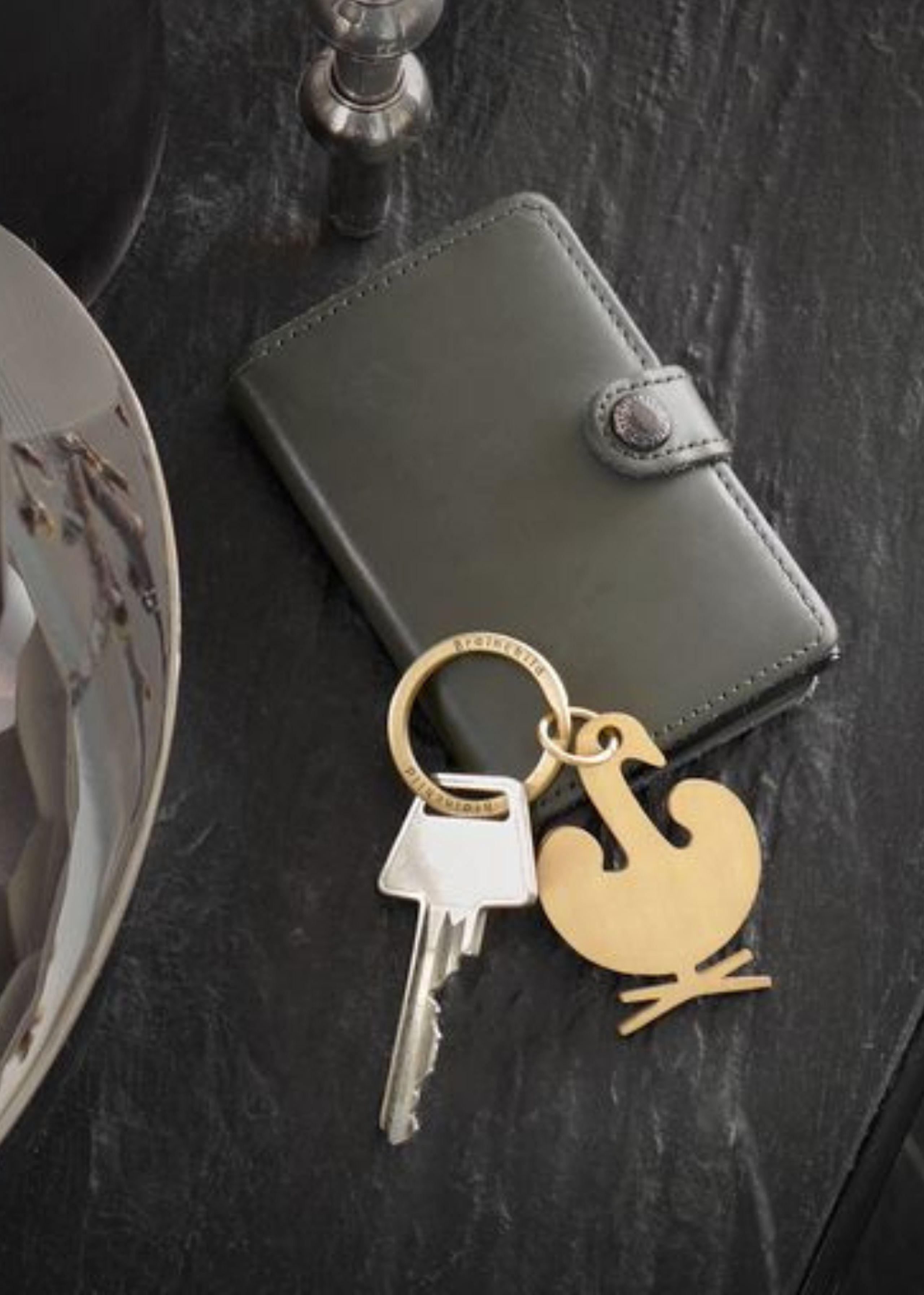 Brainchild - Keychain - Brainchild – Nøglering – Svanen – Designikon - Massiv messing