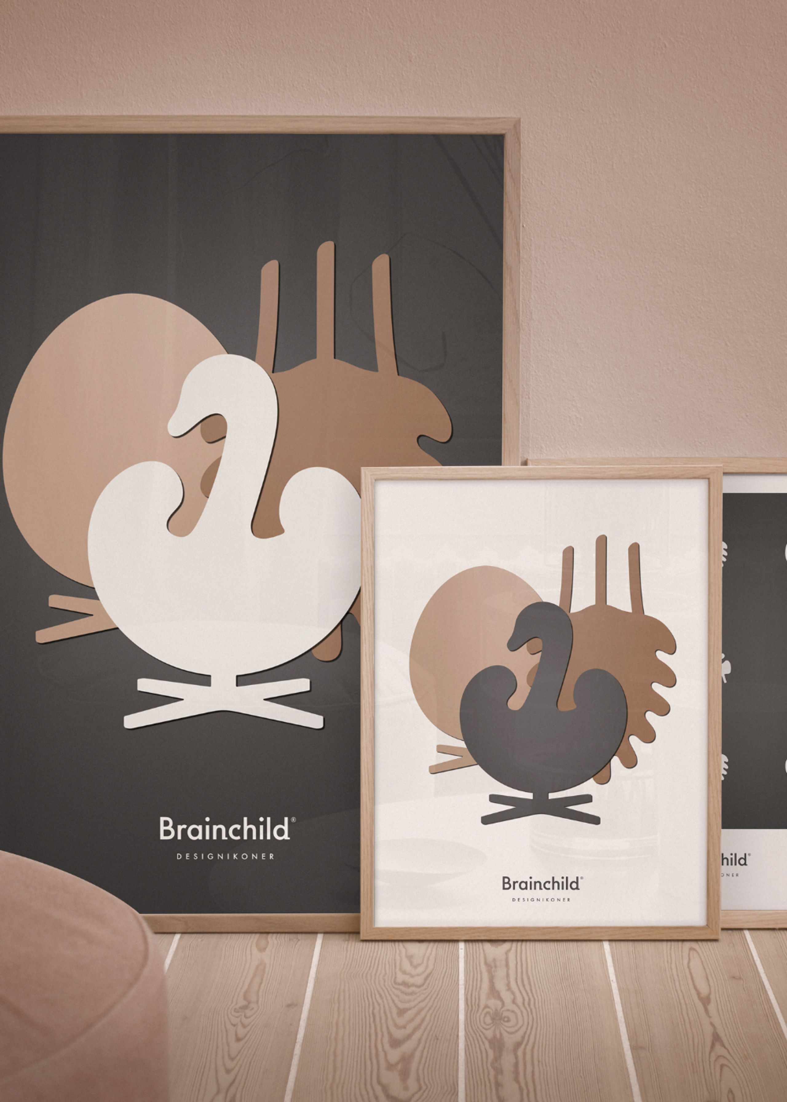 Brainchild - Plakat - Design icons Poster - Dark grey - No Frame