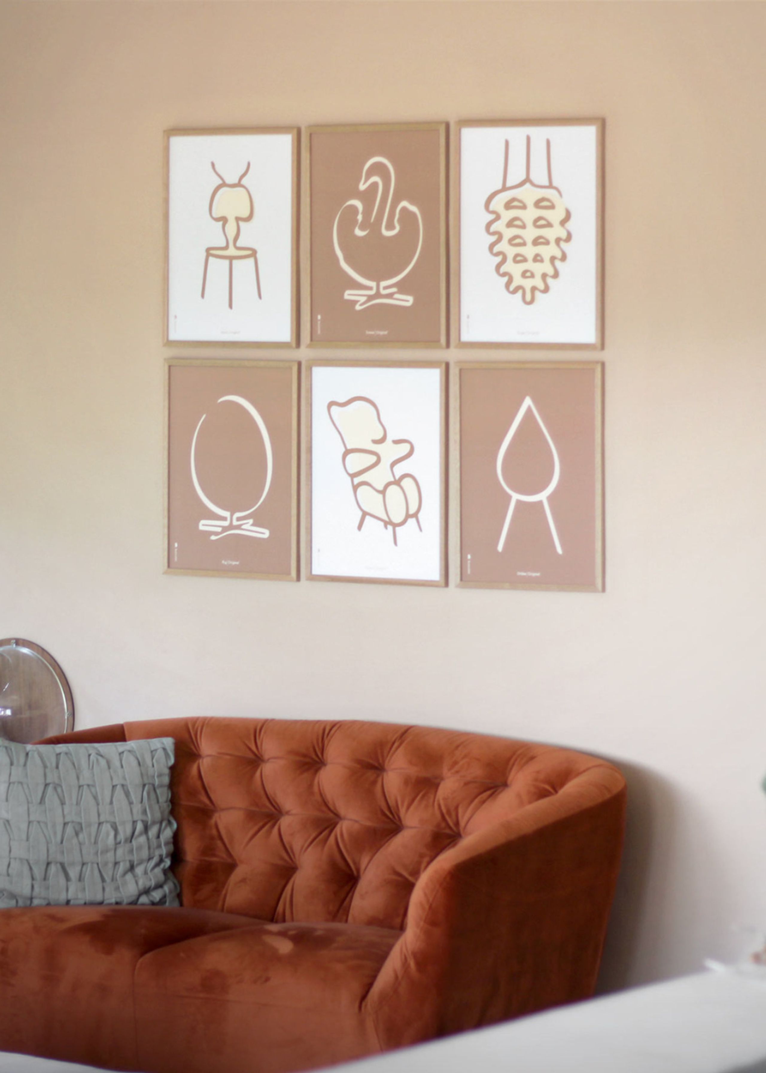 Brainchild - Poster - Line Teddy Poster - White - No Frame