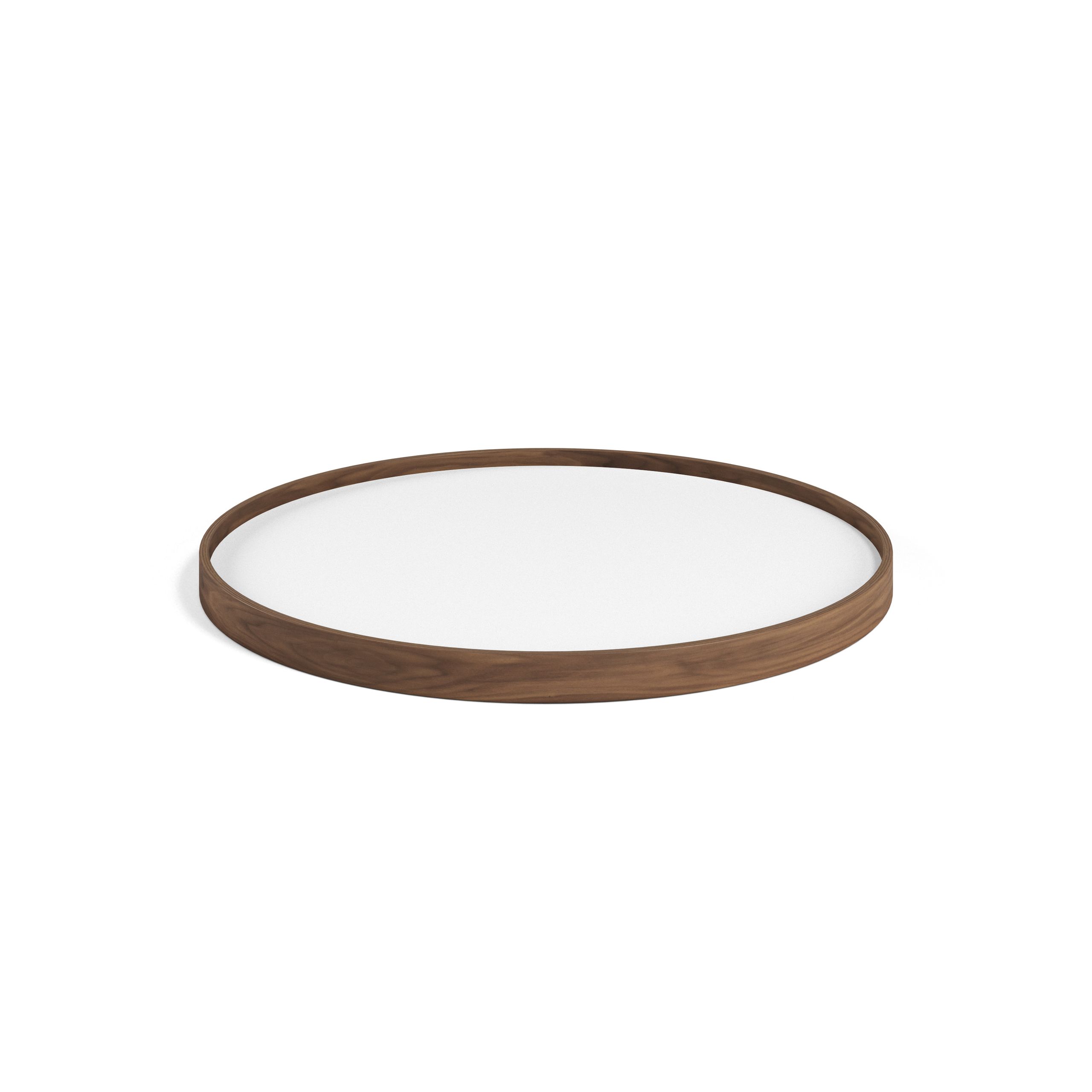 Brdr. Krüger - Tray - Bakke - Valnød Olieret - BASE (Sort / Hvid)