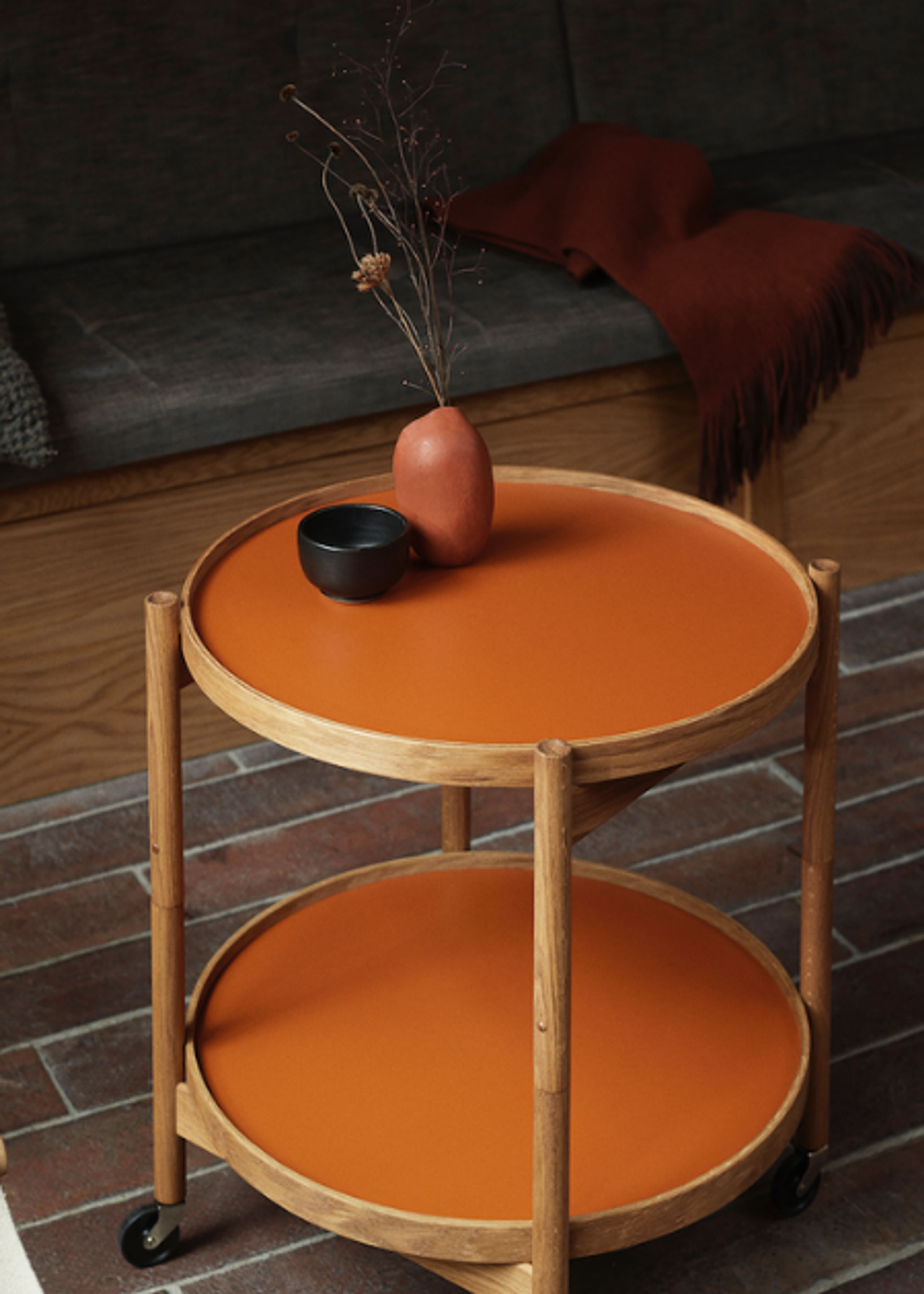 Brdr. Krüger - Bakke - Bakke - Valnød Olieret model 60 - CLAY (Cognac / Sort)