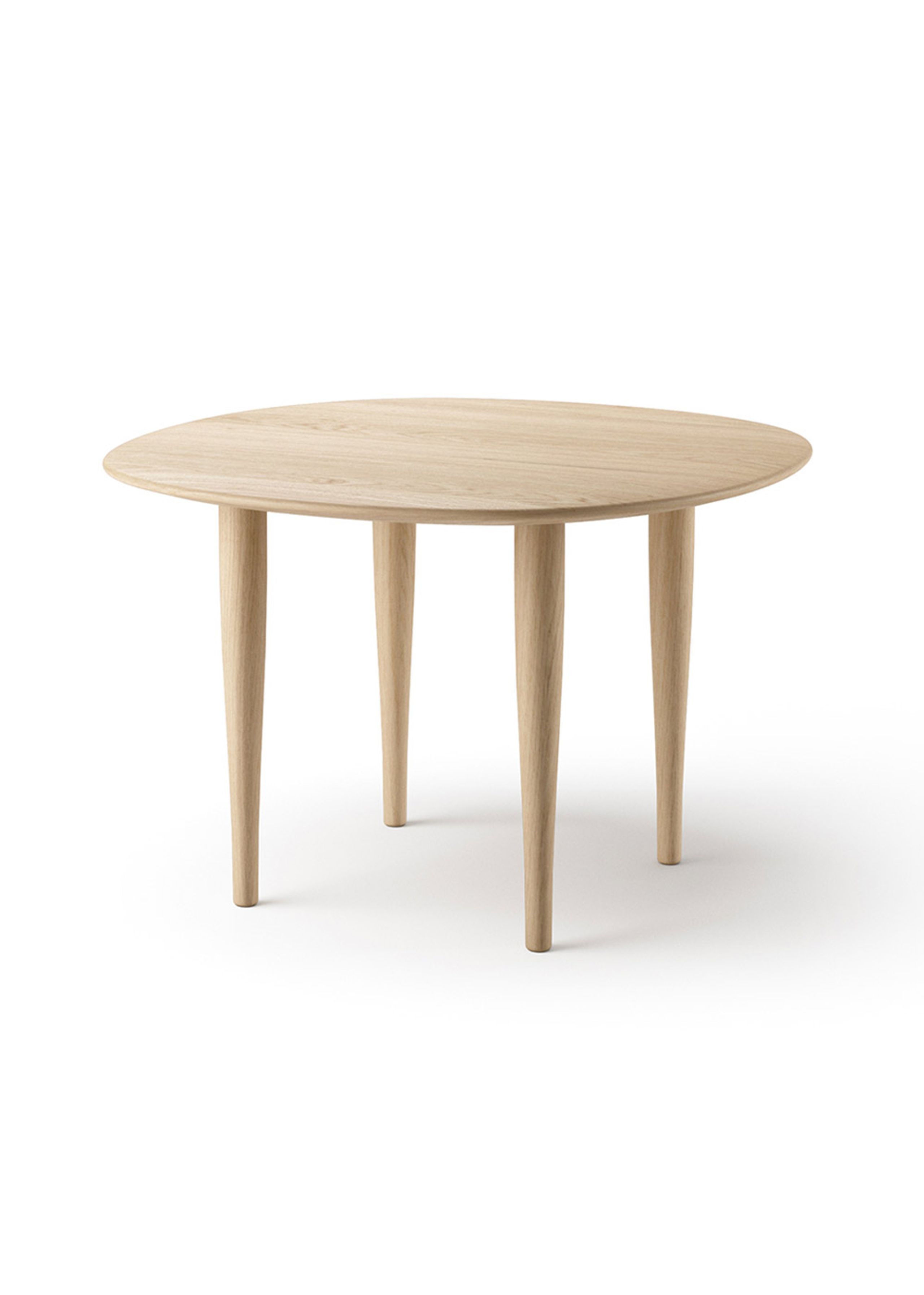 Brdr. Krüger - - JARI sidebord - Eg / Klar voks / Olieret / Ø60