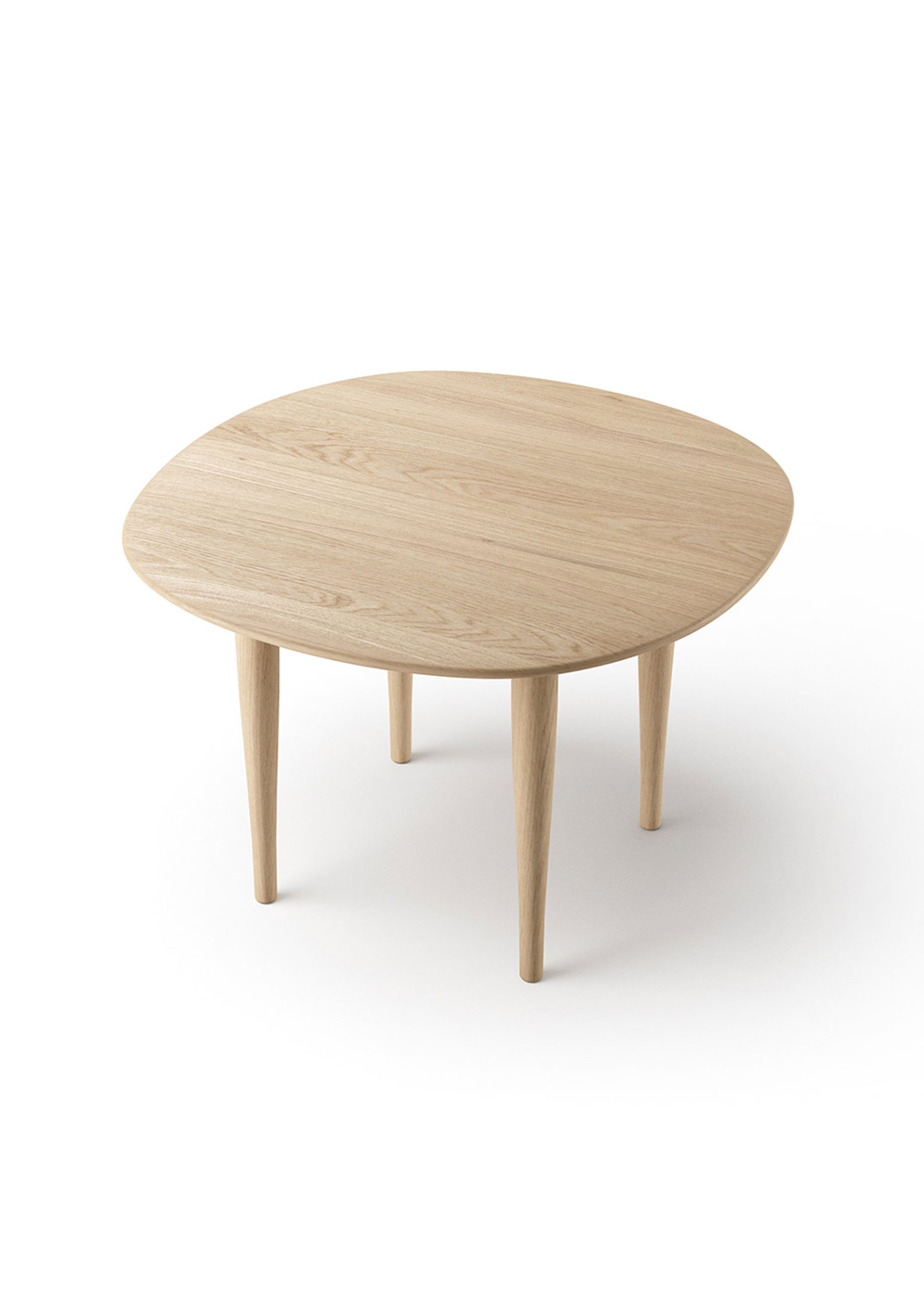 Brdr. Krüger - - JARI sidebord - Eg / Klar voks / Olieret / Ø60