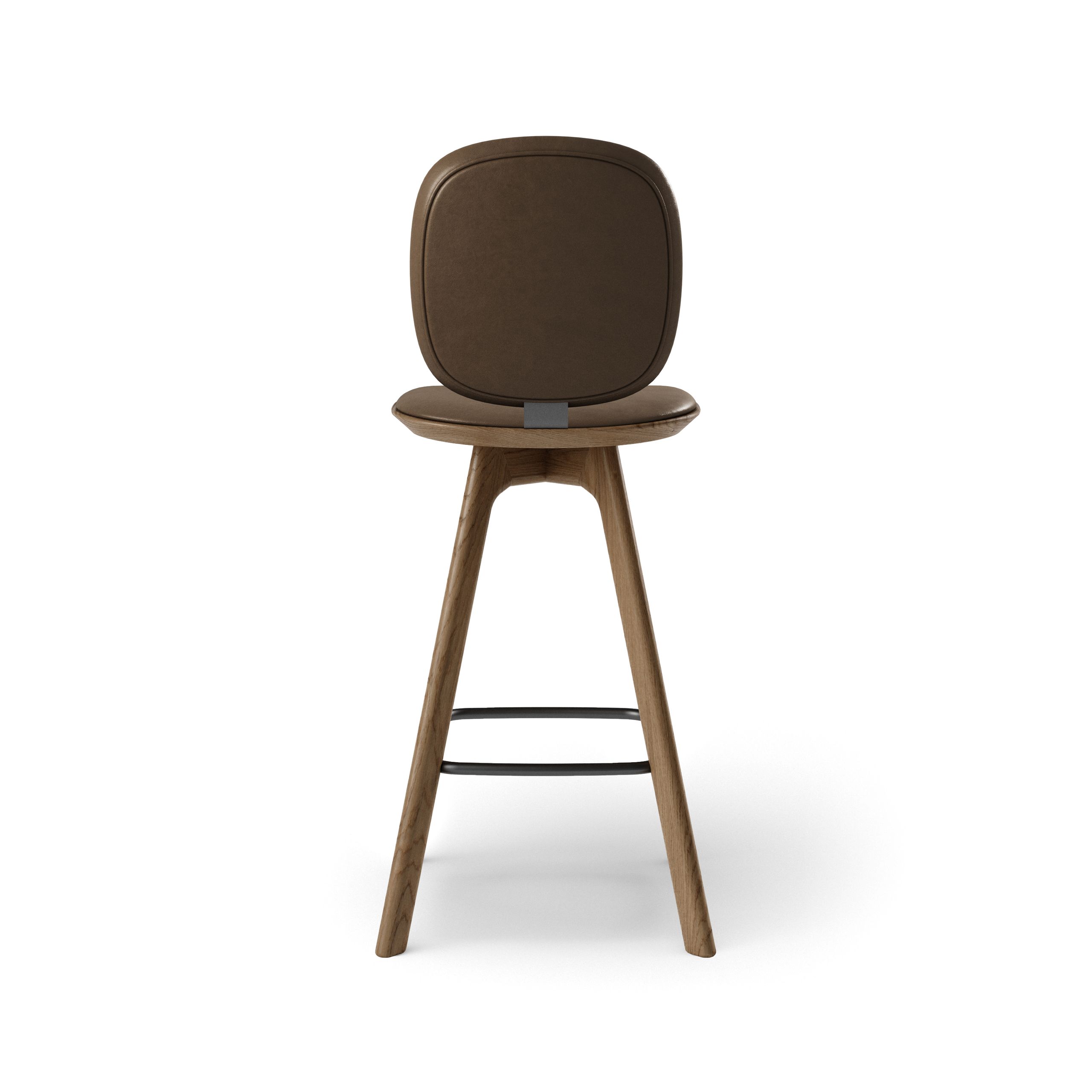 Brdr. Krüger - Taburete de bar - Pauline Comfort Barstol - Spectrum, Cinnamon Læder - 30146