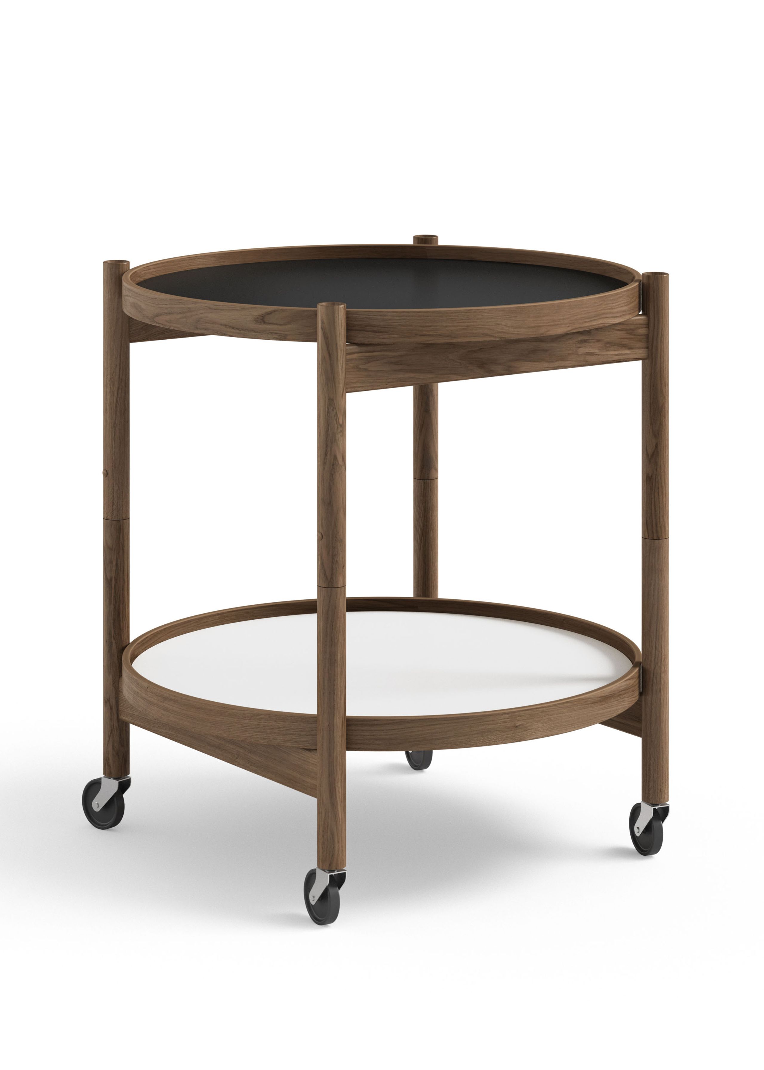 Brdr. Krüger - Tisch - Bølling Tray Table 50 / Fumed Oak - BASE - White/Black
