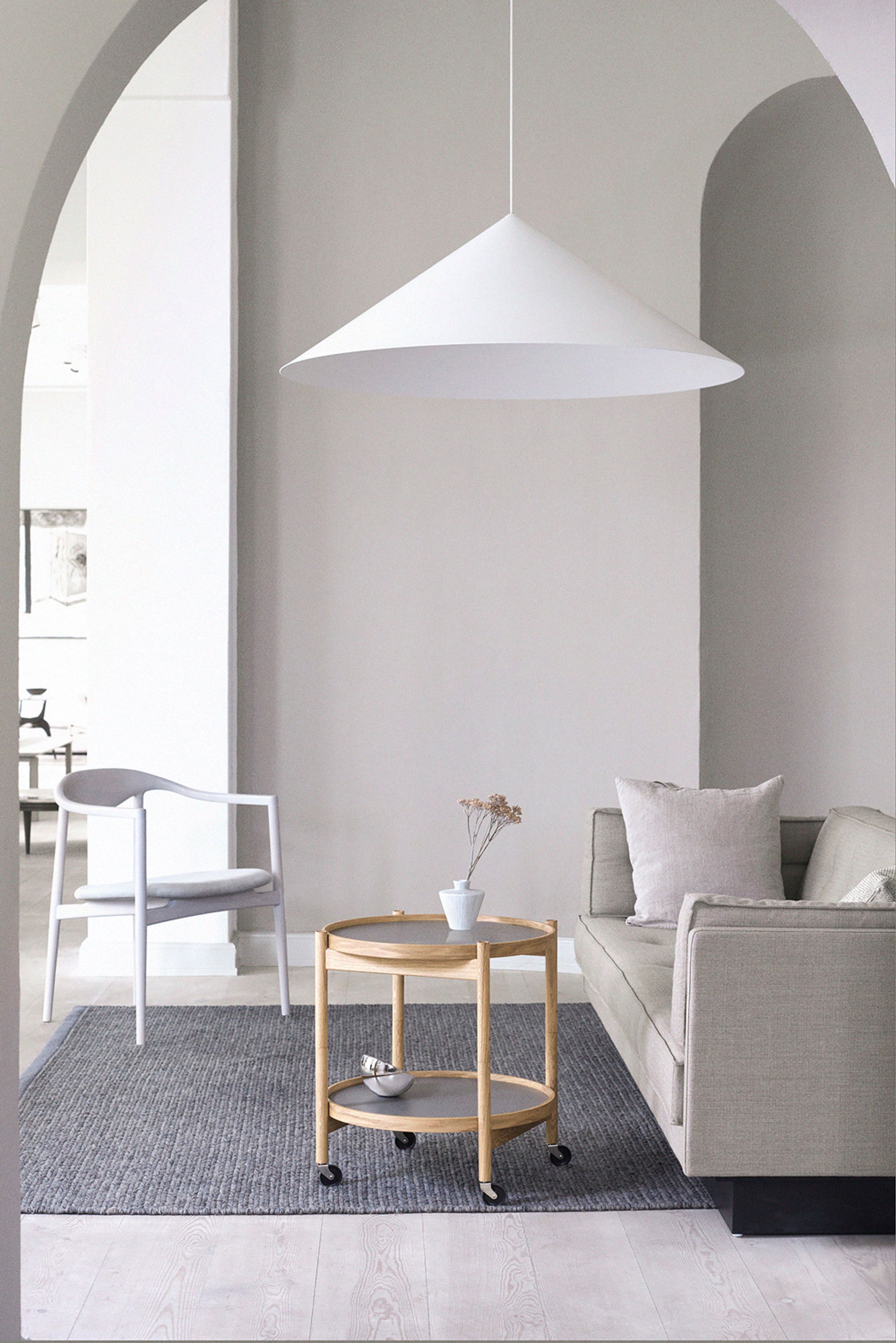 Brdr. Krüger - Bord - Bølling Bakkebord 50 / Sortlakeret Eg - EARTH - Beige/Brown