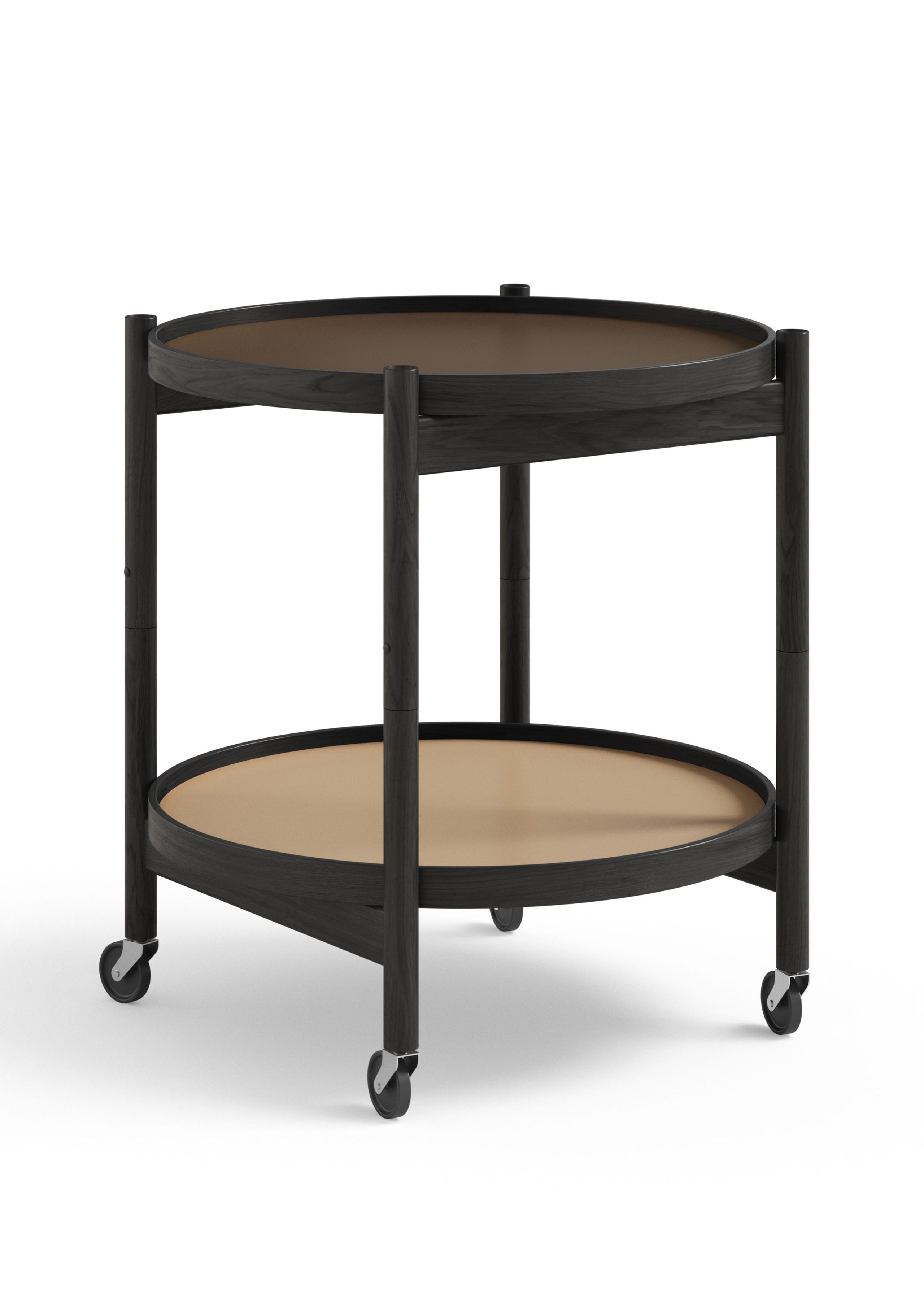 Brdr. Krüger - Bord - Bølling Bakkebord 50 / Sortlakeret Eg - EARTH - Beige/Brown