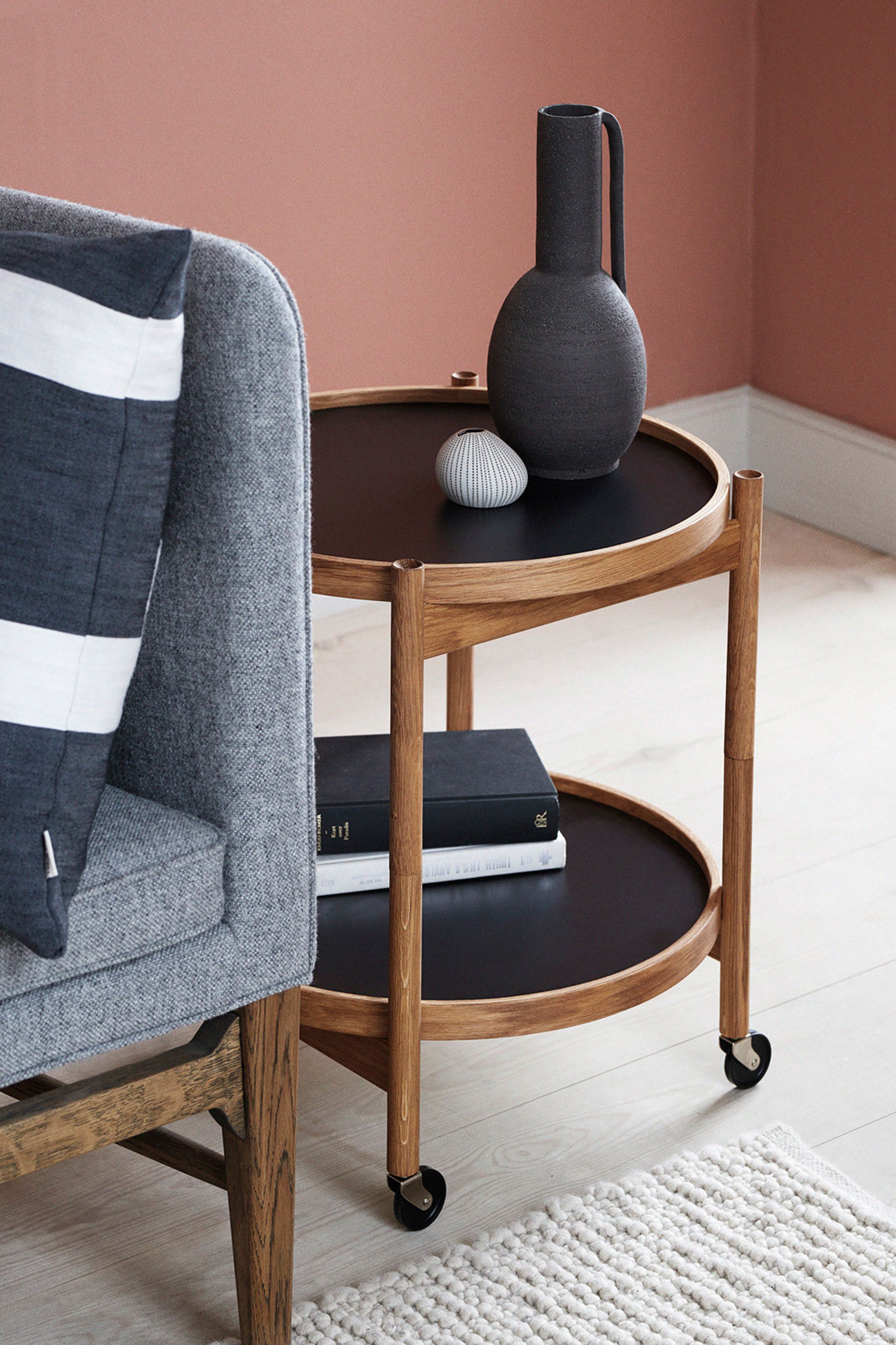 Brdr. Krüger - Bord - Bølling Bakkebord 60 / Olieret Bøg - STONE - Light Grey/Dark Grey