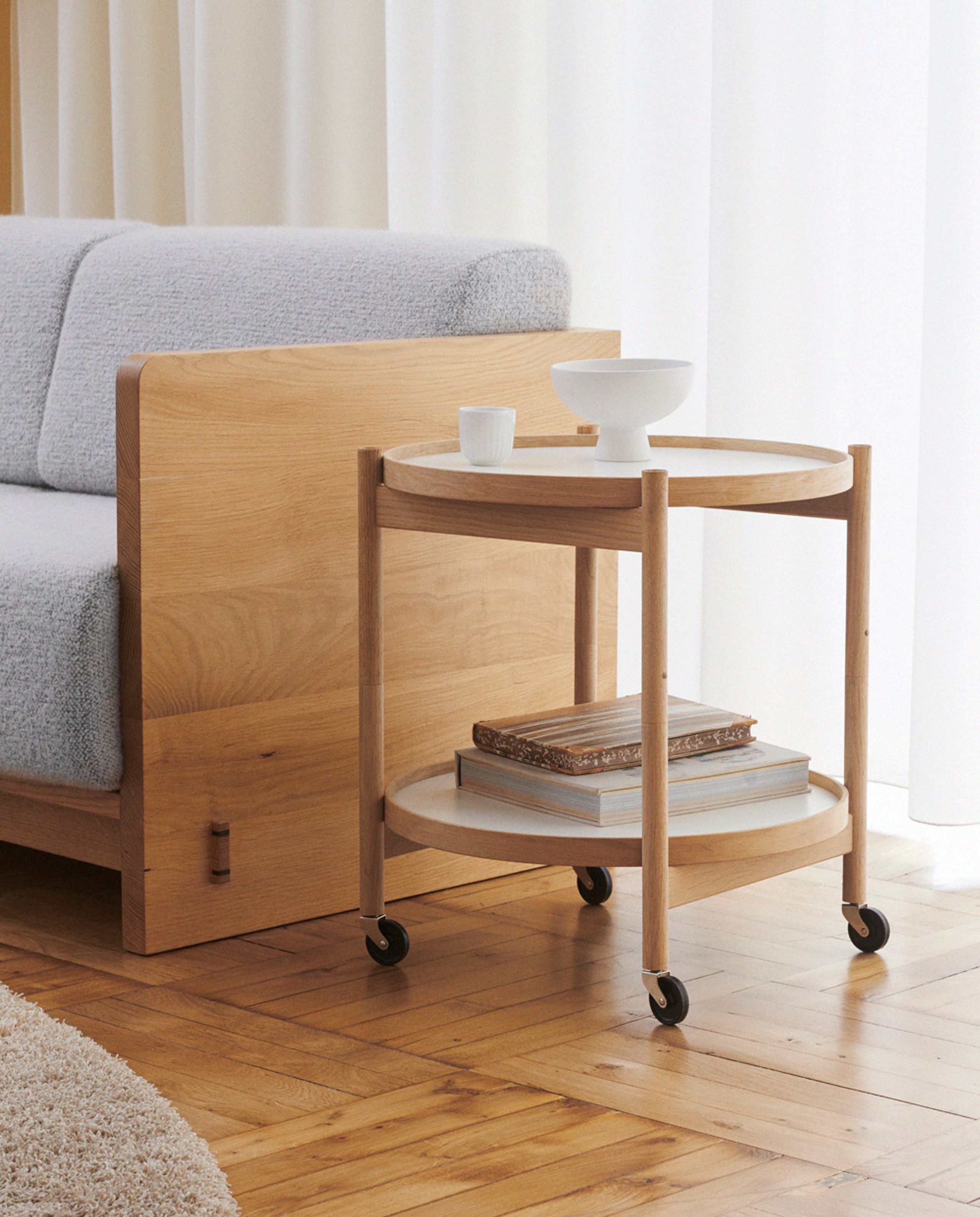 Brdr. Krüger - Conselho - Bølling Tray Table 60 / Oiled Oak - Veneer/Veneer