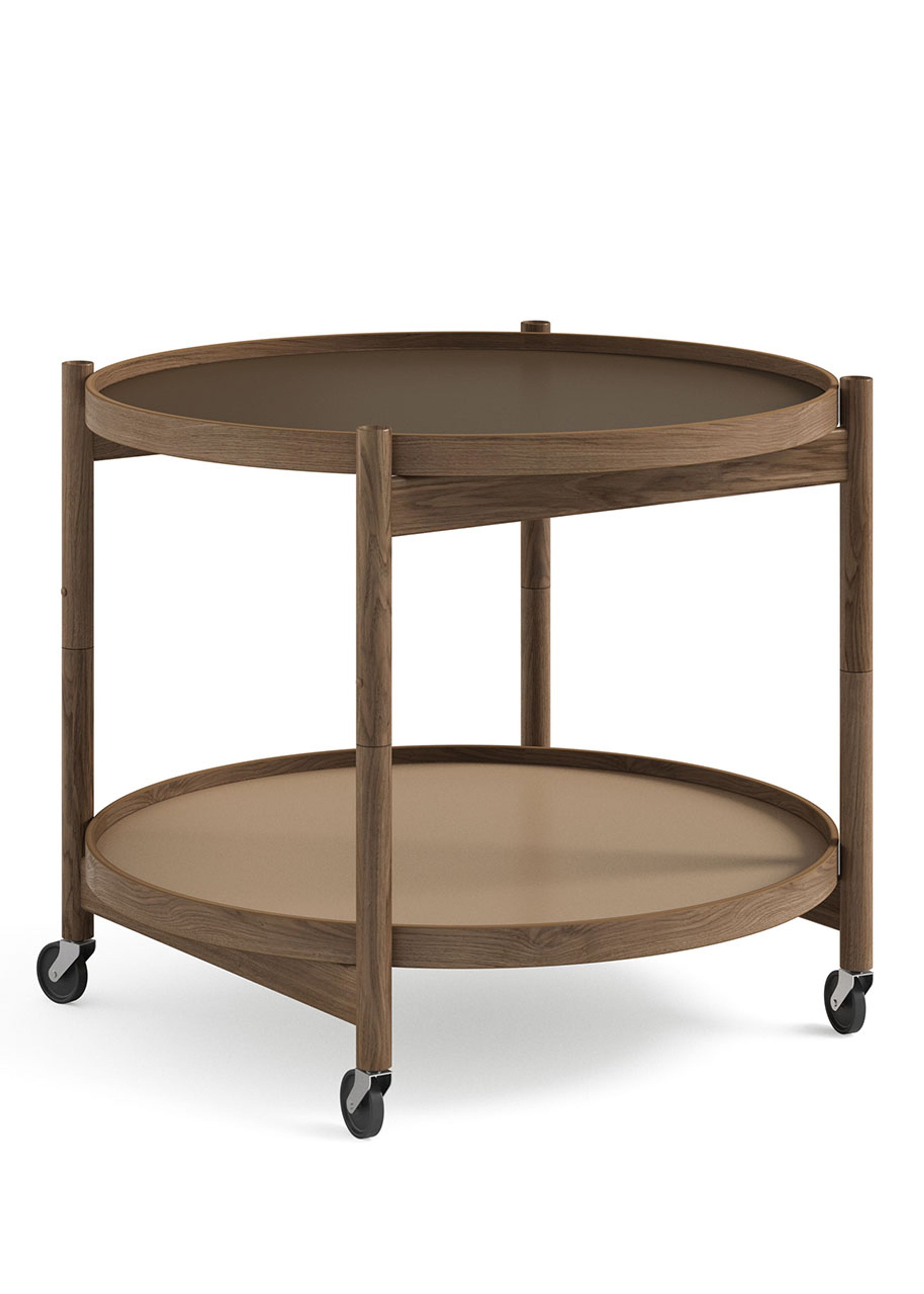 Brdr. Krüger - Conseil d'administration - Bølling Tray Table 60 / Fumed Oak - EARTH - Beige/Brown