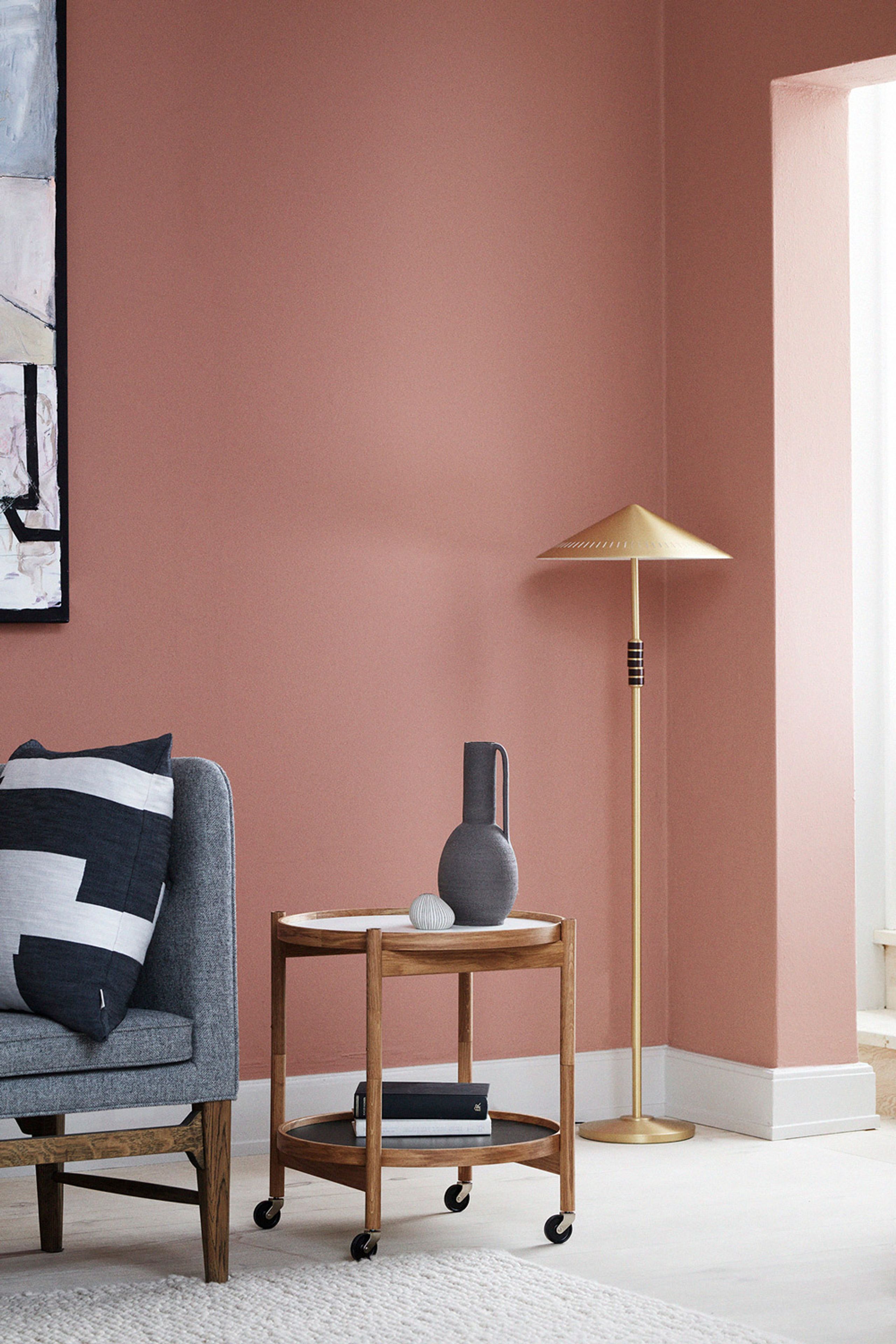 Brdr. Krüger - Conseil d'administration - Bølling Tray Table 60 / Black Stained Oak - EARTH - Beige/Brown