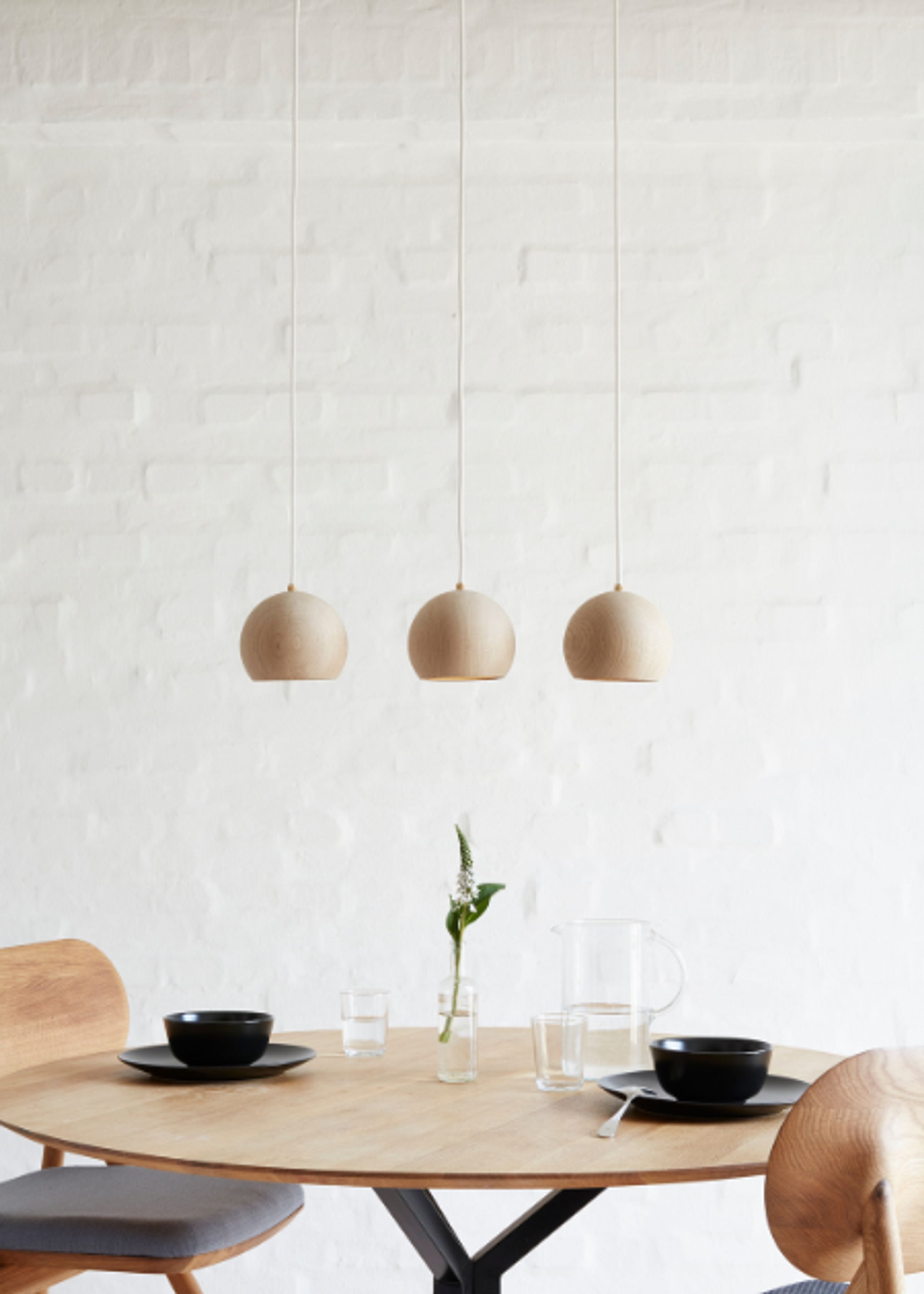 Brdr. Krüger - Lâmpada - Lune Pendant Lamp - Oiled Oak