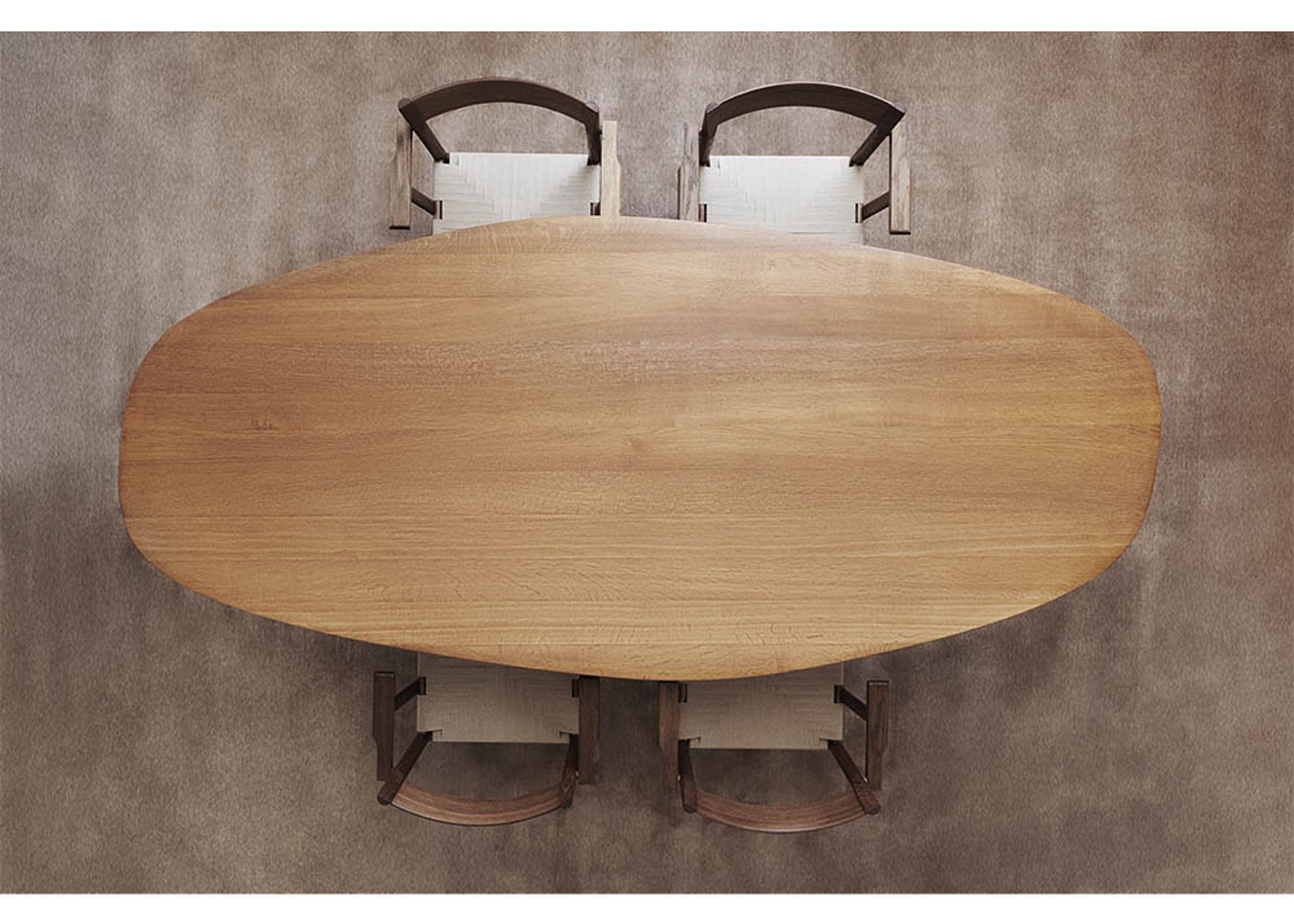 Brdr. Krüger - Esstisch - JARI Dining Table - Oak Clear Wax Oiled - Ellipse