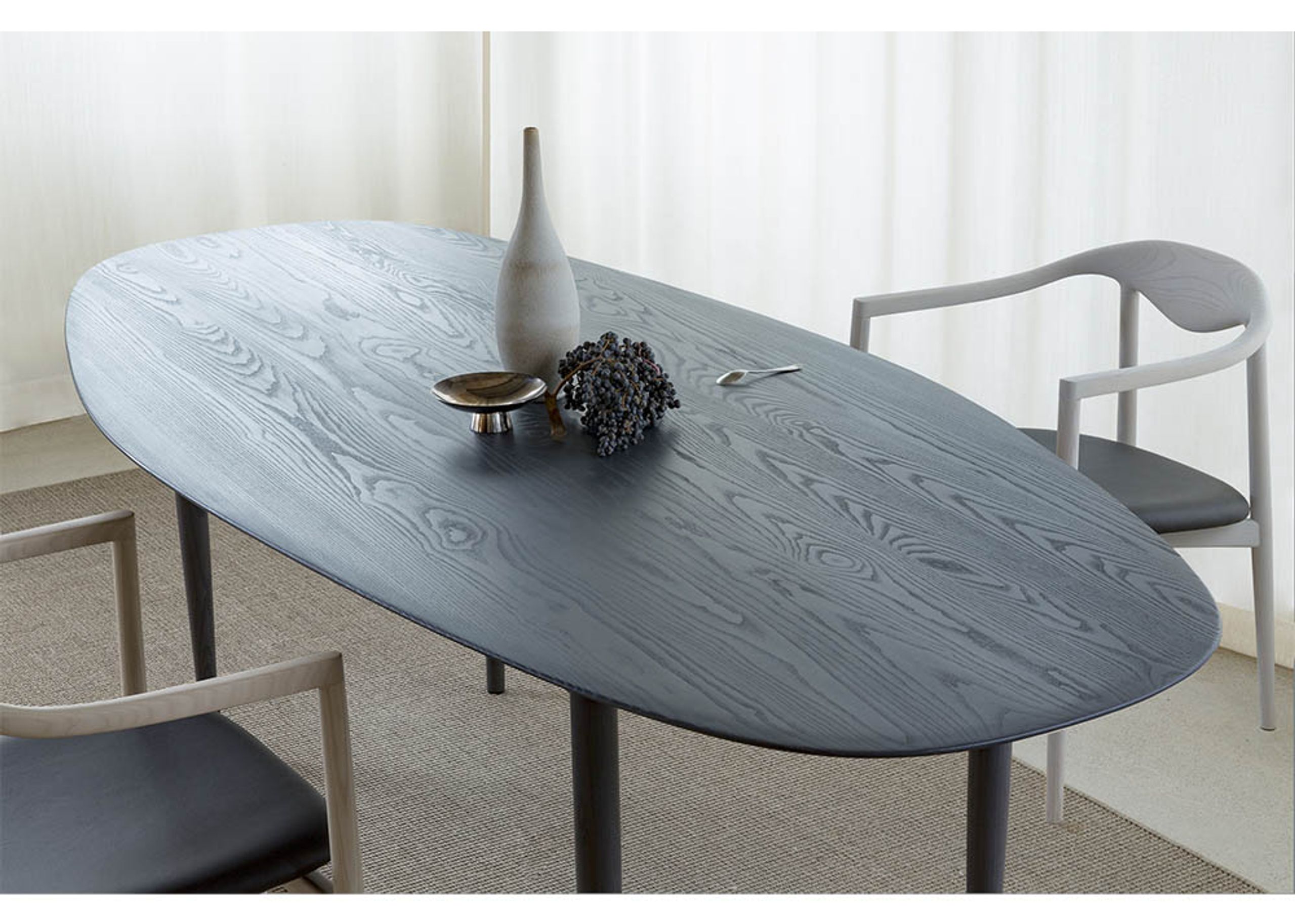 Brdr. Krüger - Jídelní stůl - JARI Dining Table - Oak Smoked Oiled - Ellipse