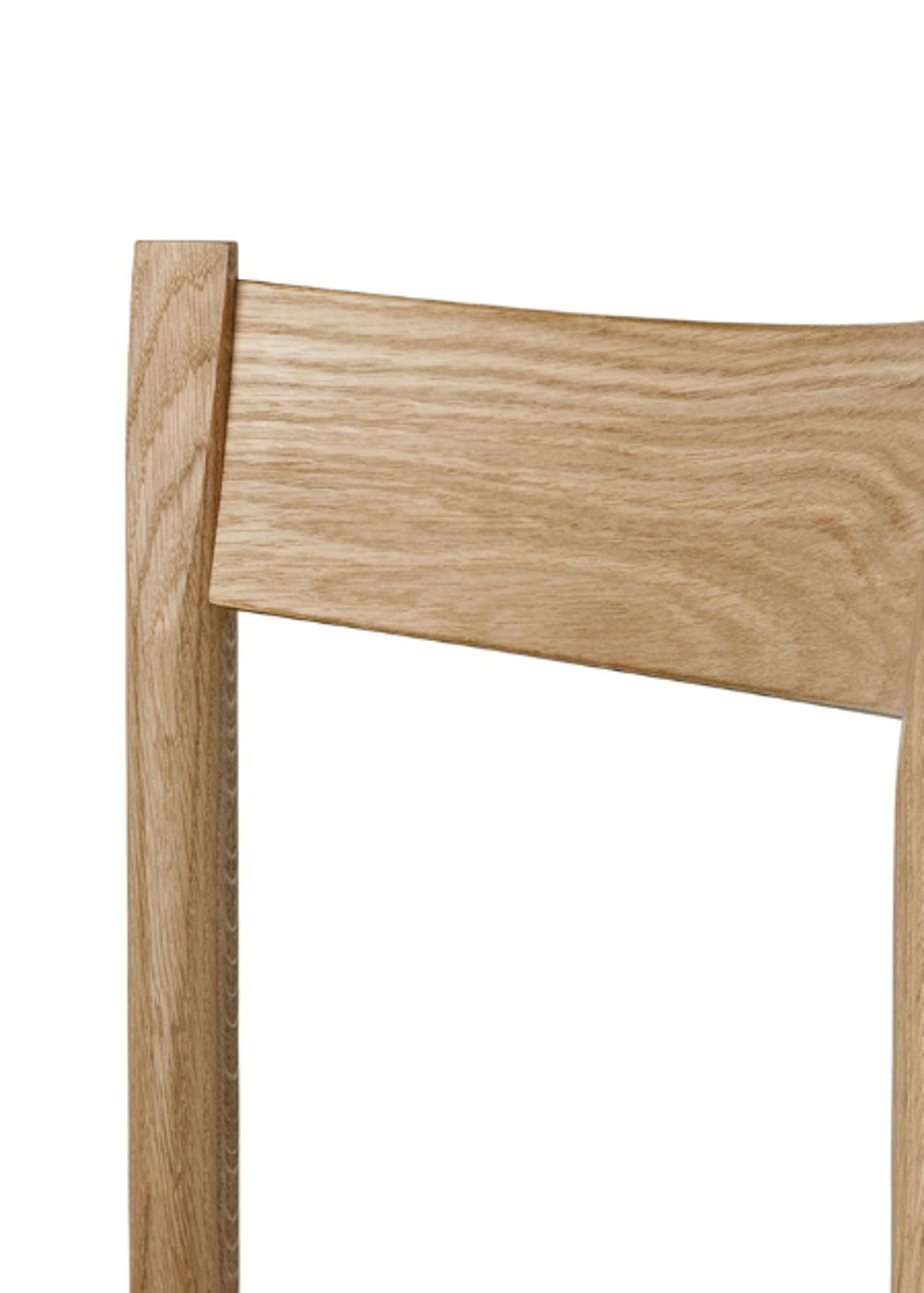 Brdr. Krüger - Spisebordsstol - F Spisebordsstol m. papirflet - Eg Klar Voks Olieret