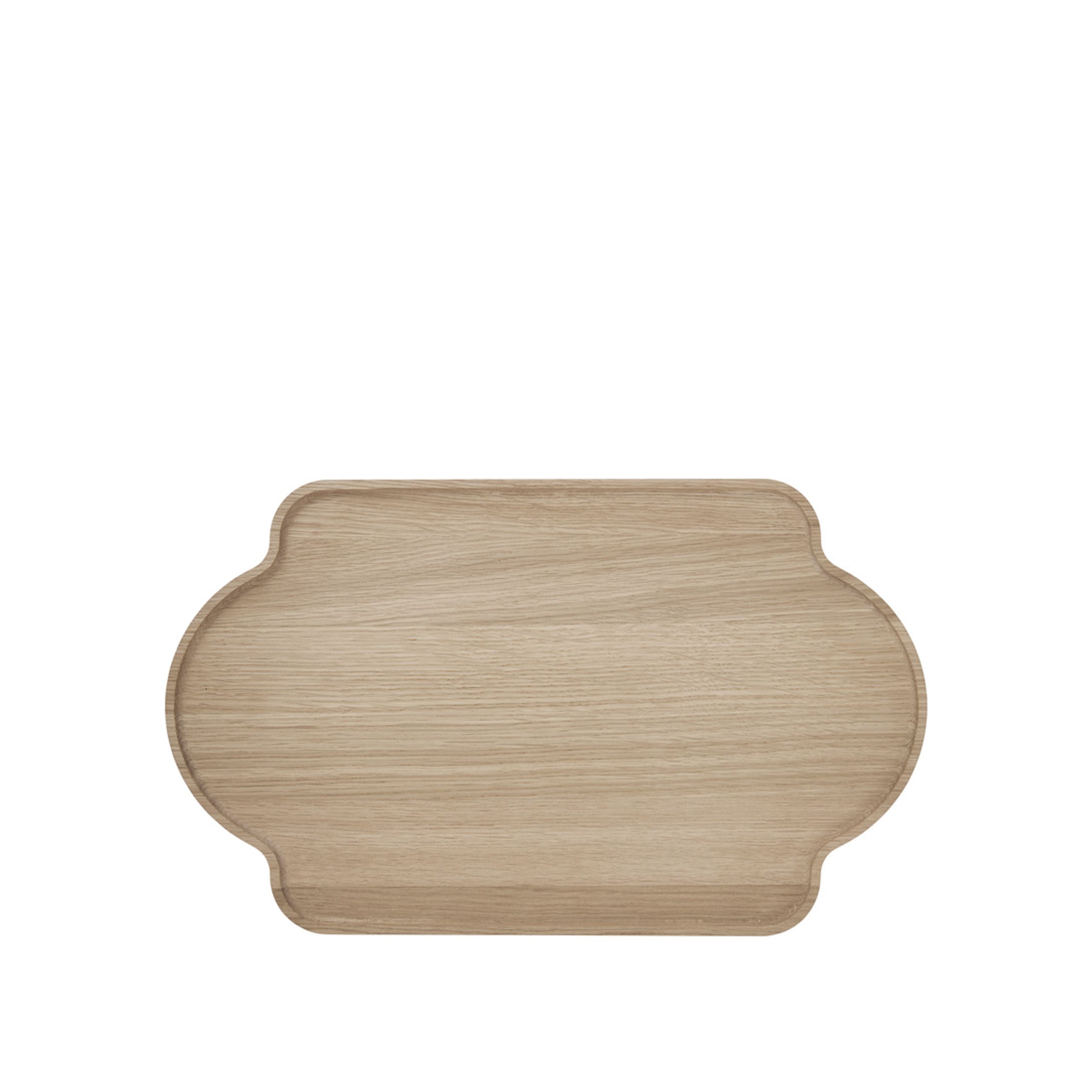 Broste CPH - Tray - Edgar Bakke - L - Natural, Olieret eg