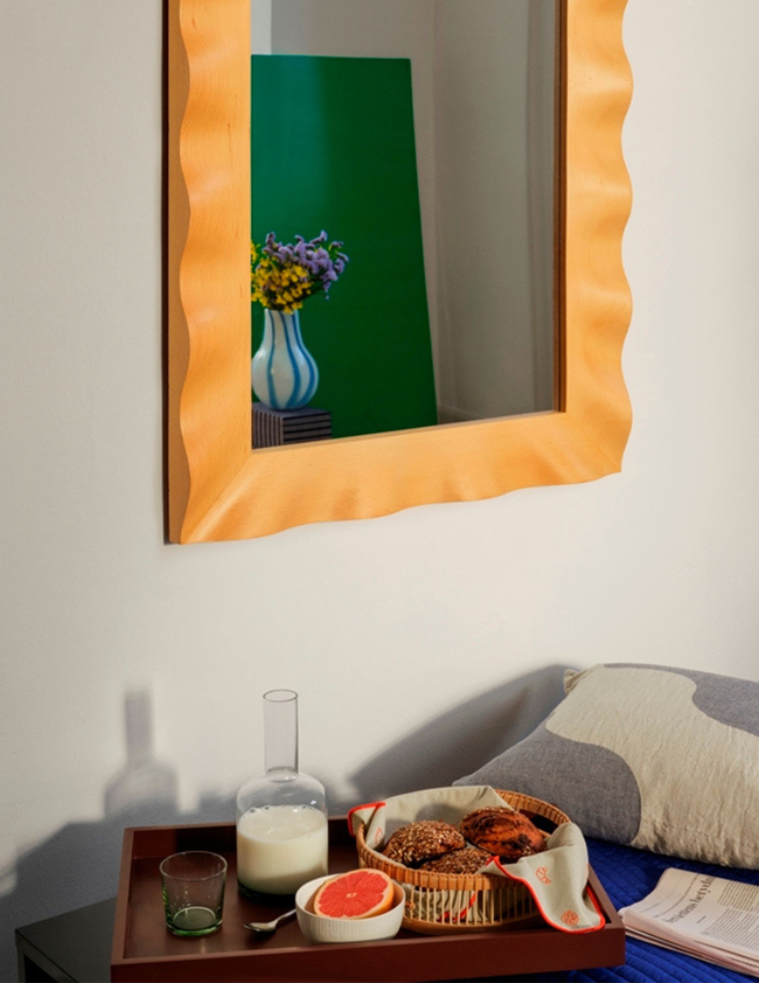 Broste CPH - Tray - Trays 'Taro' Rattan - Natural