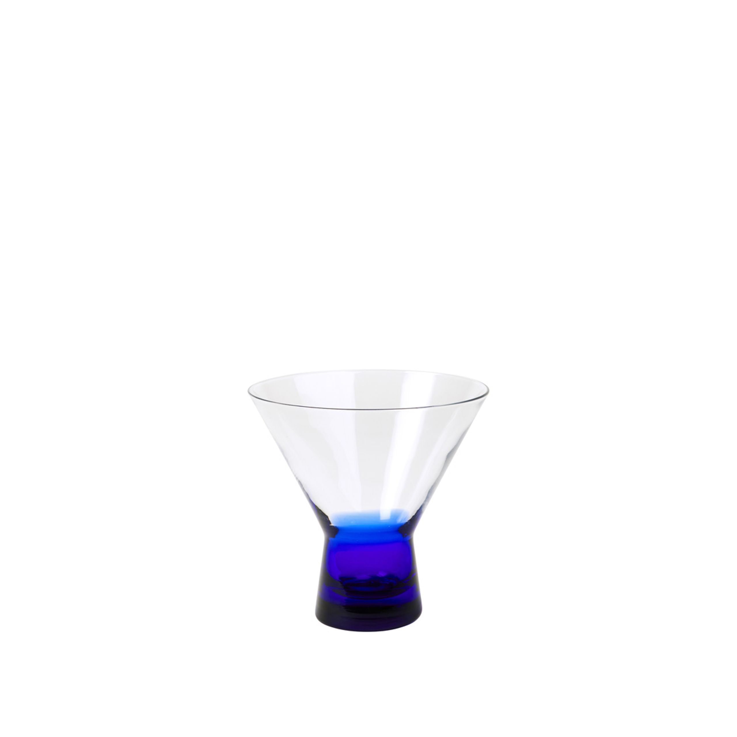 Broste CPH - Cocktail glass - Konus Cocktail Glass - Intense Blue