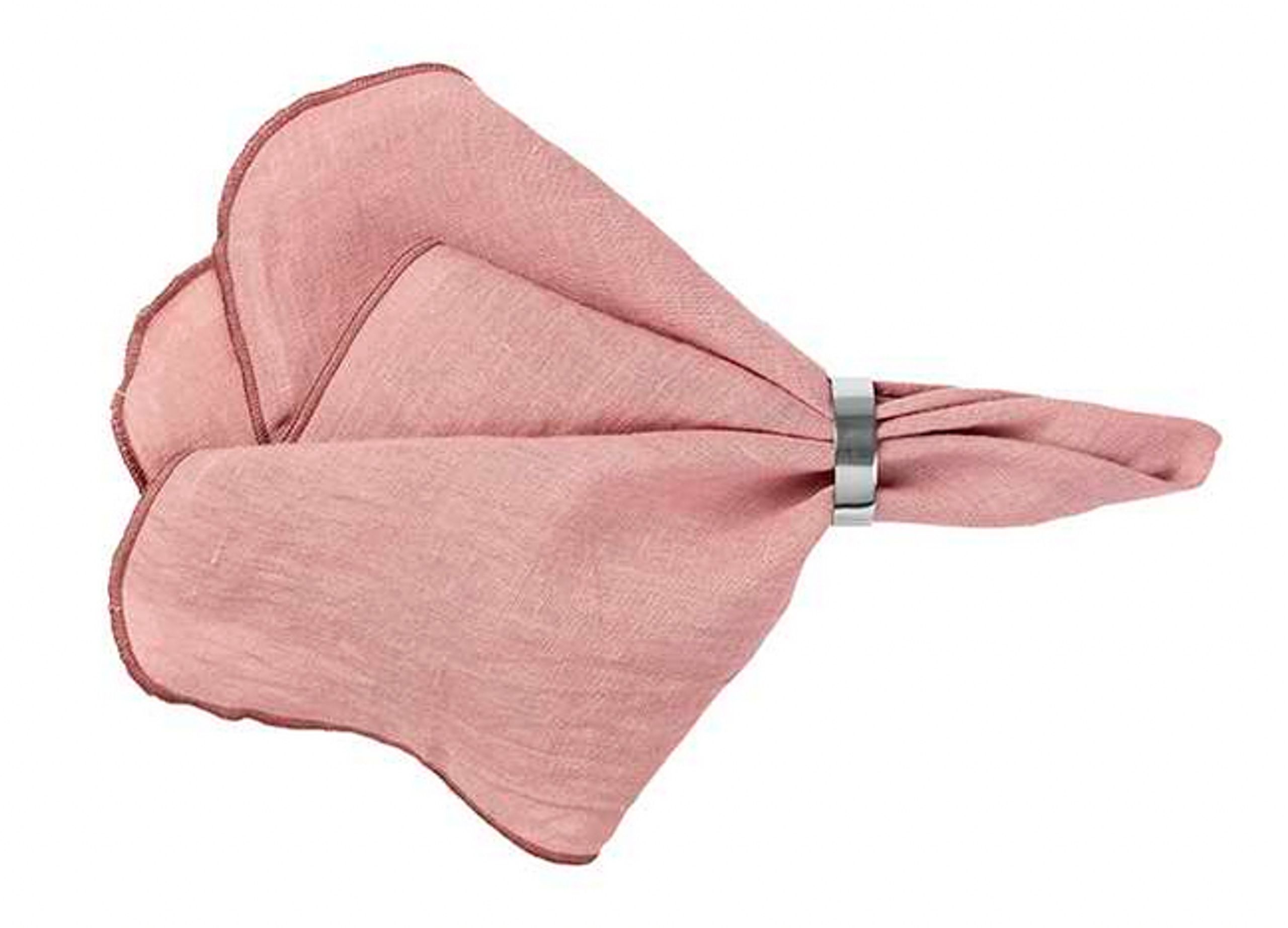 Broste CPH - Dinner Mat - Gracie Placemat/Napkins - Rose - Napkin