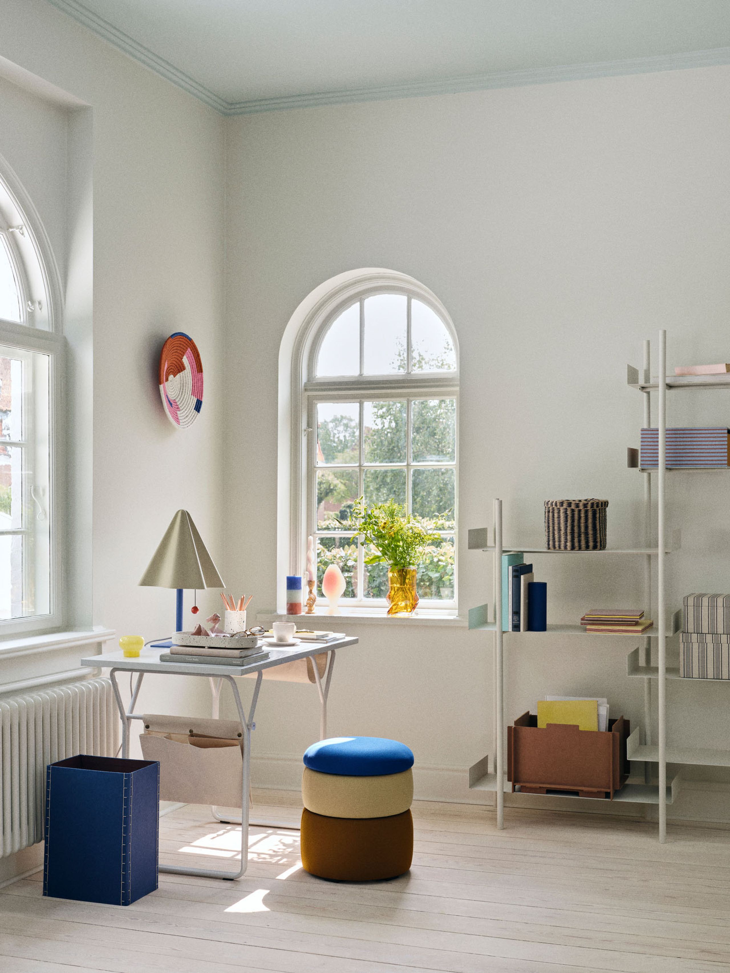 Broste CPH - Vaisselle - Hanna Wicker Dish/Wall Decoration - Fairy Pink