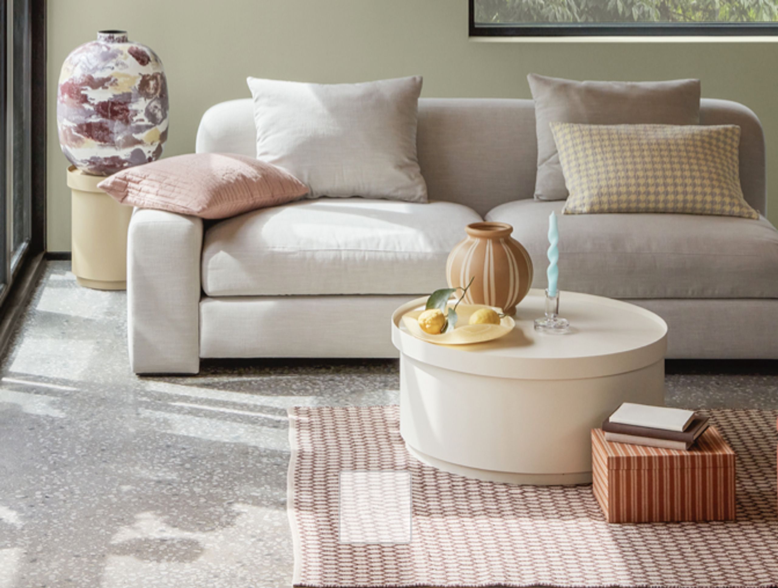 Broste CPH - Naczynia - Esther Deco Bowl - Anise Flow Yellow