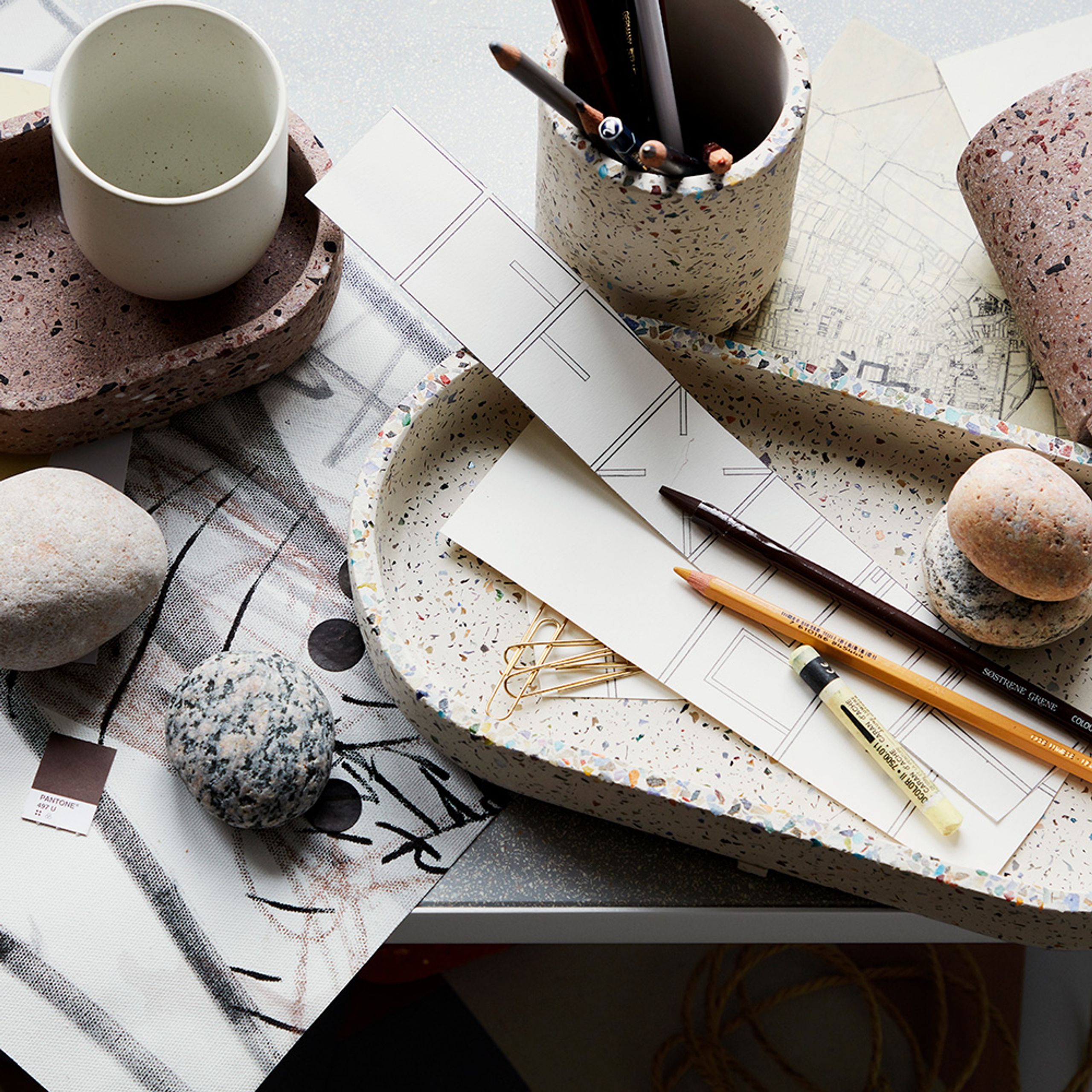 Broste CPH - Prato - Razzo fad - Rainy day multi colour small