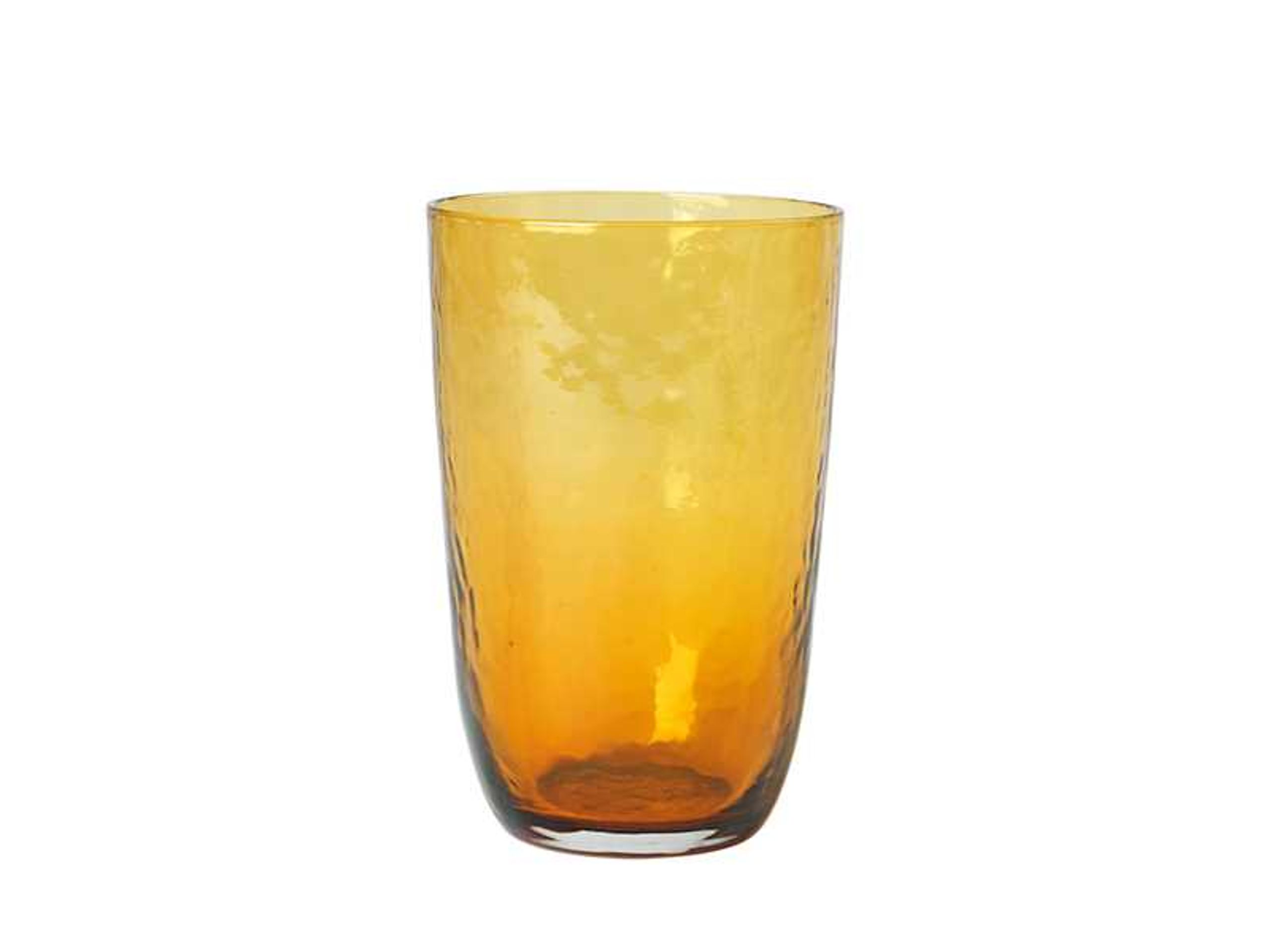 Broste CPH - Glass - Hammered Glass - Amber - 50 cl