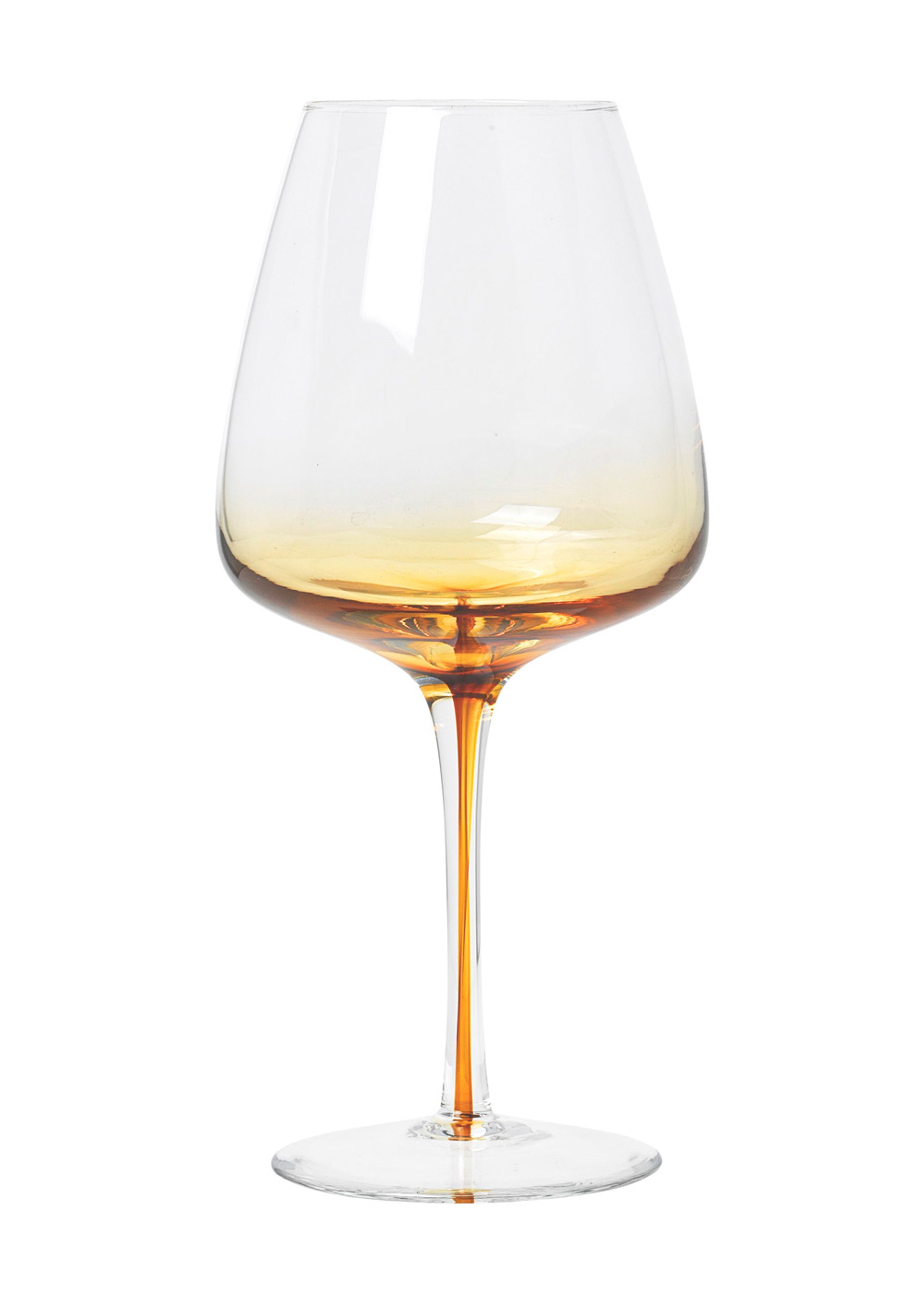 Broste CPH - Glass - Red wine glass - Amber / Smoke - Amber